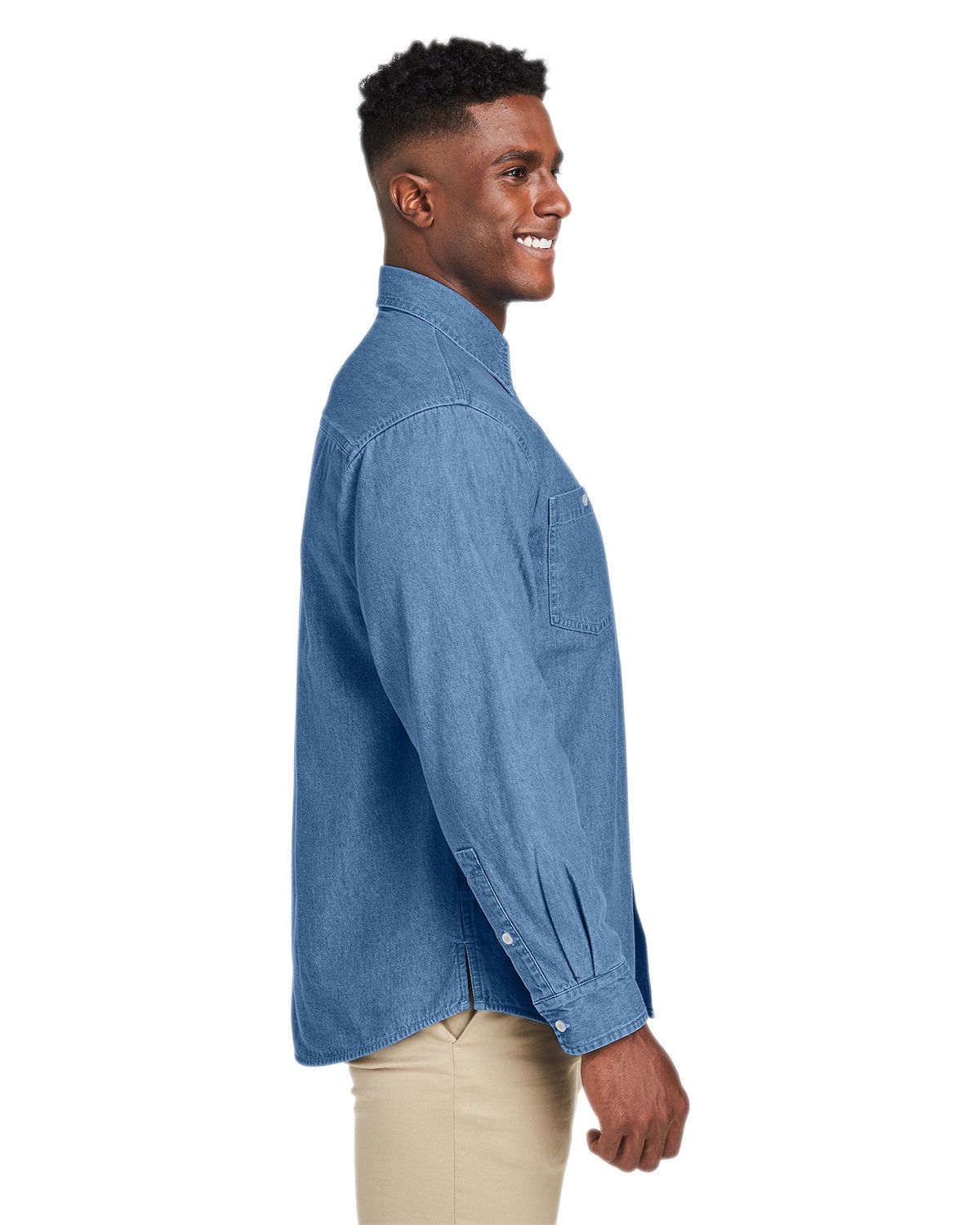 'Harriton M540 Men's Denim Shirt Jacket'
