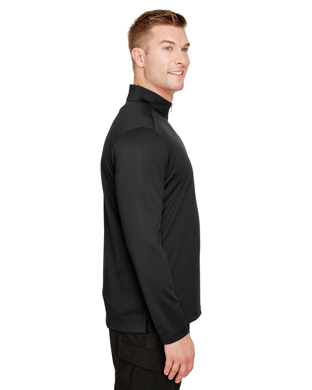 'Harriton M748 Men's Advantage Snag Protection Plus Quarter-Zip'