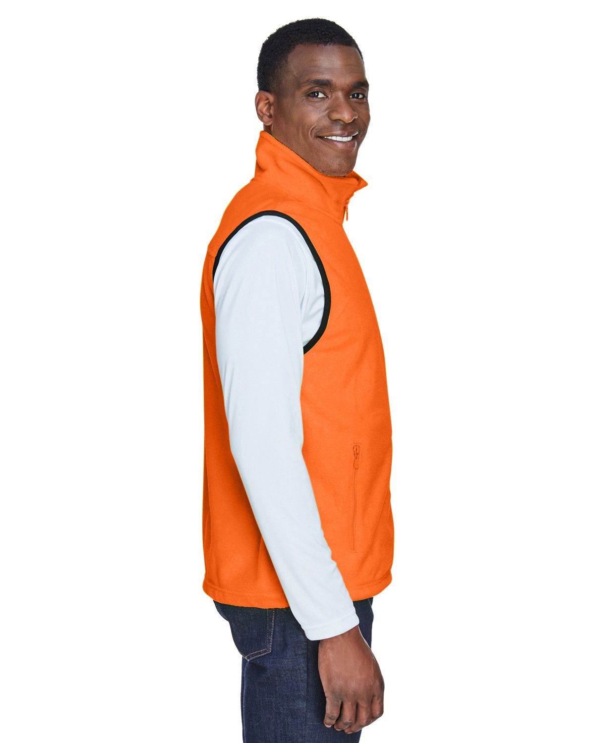 'Harriton M985 Adult 8 Oz. Fleece Vest'