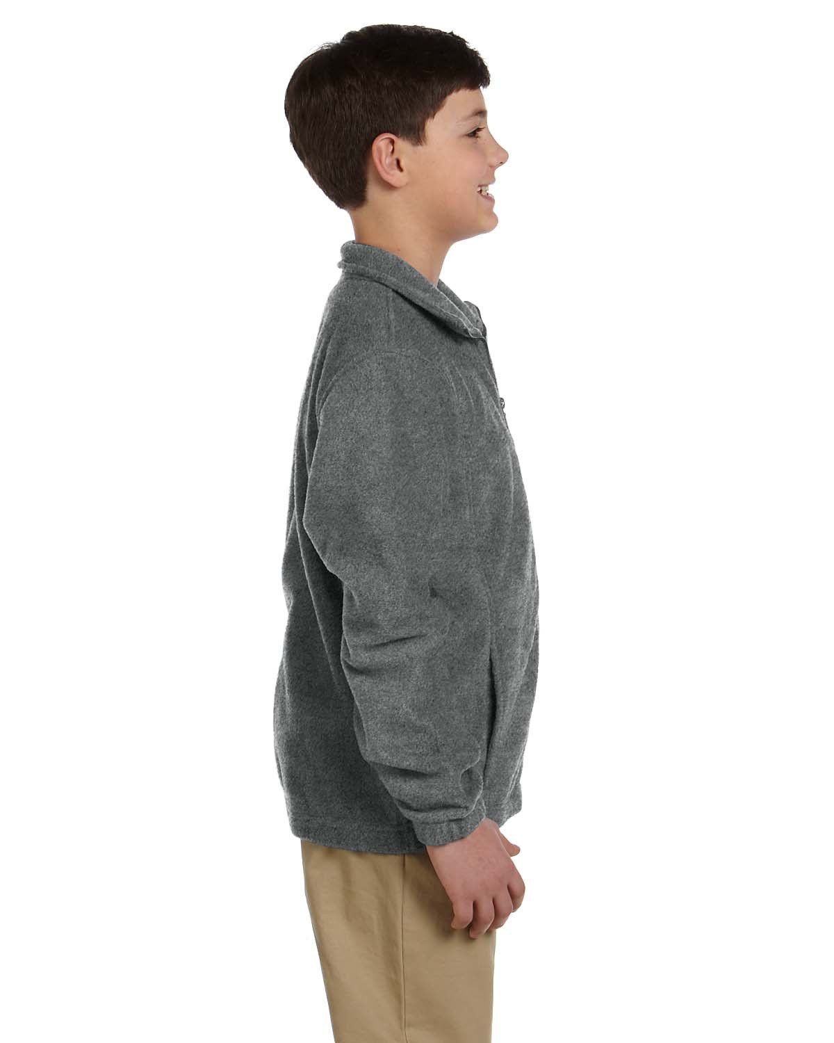 'Harriton M990Y Youth Full-Zip Fleece'