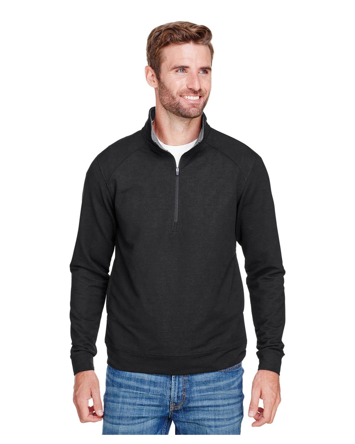 'J America JA8434 Adult Omega Stretch Quarter Zip'