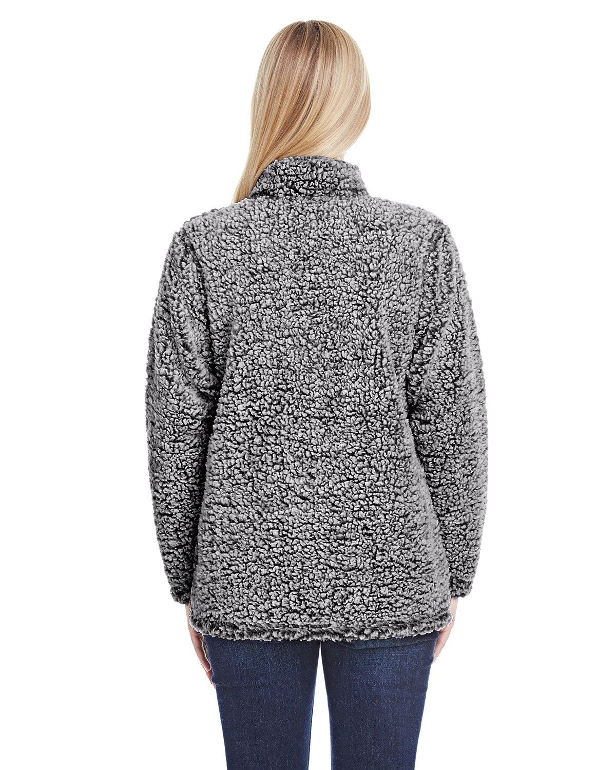 'J America JA8451 Ladies Epic Sherpa 1/4 Zip'