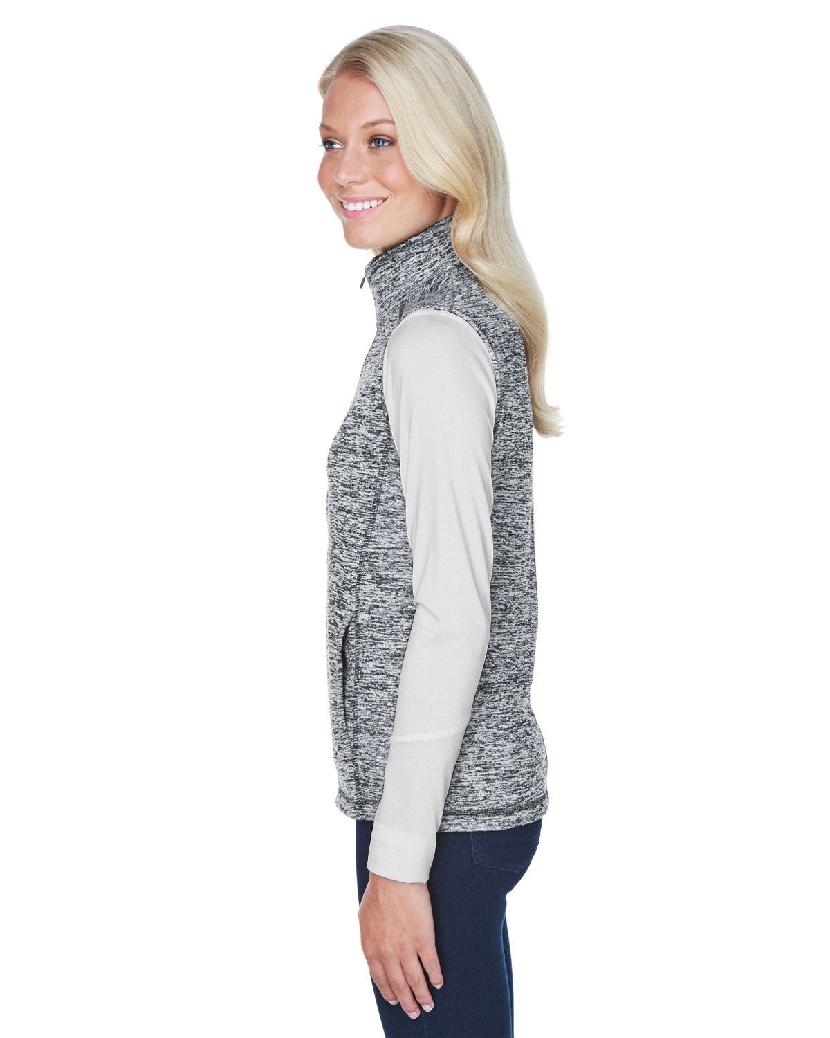 'J America JA8625 Ladies Lasic Cosmic Fleece Vest '