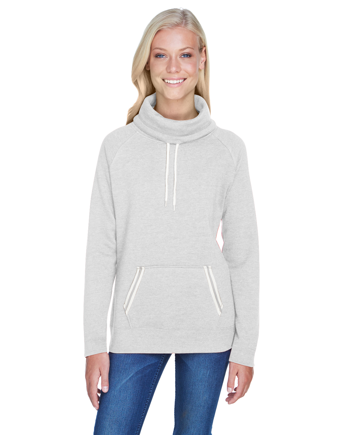 'J America JA8653 Ladies Relay Cowl Neck '