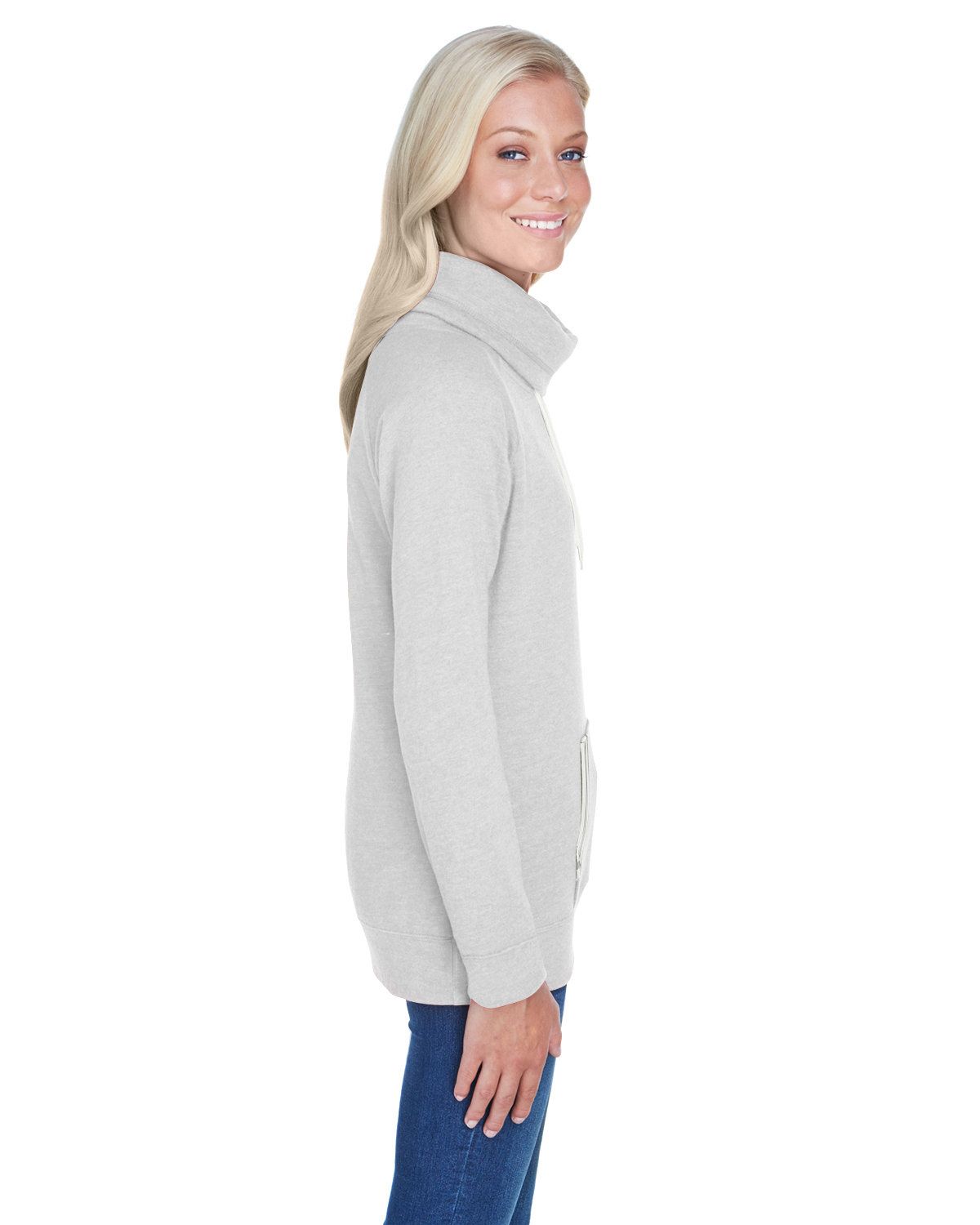 'J America JA8653 Ladies Relay Cowl Neck '