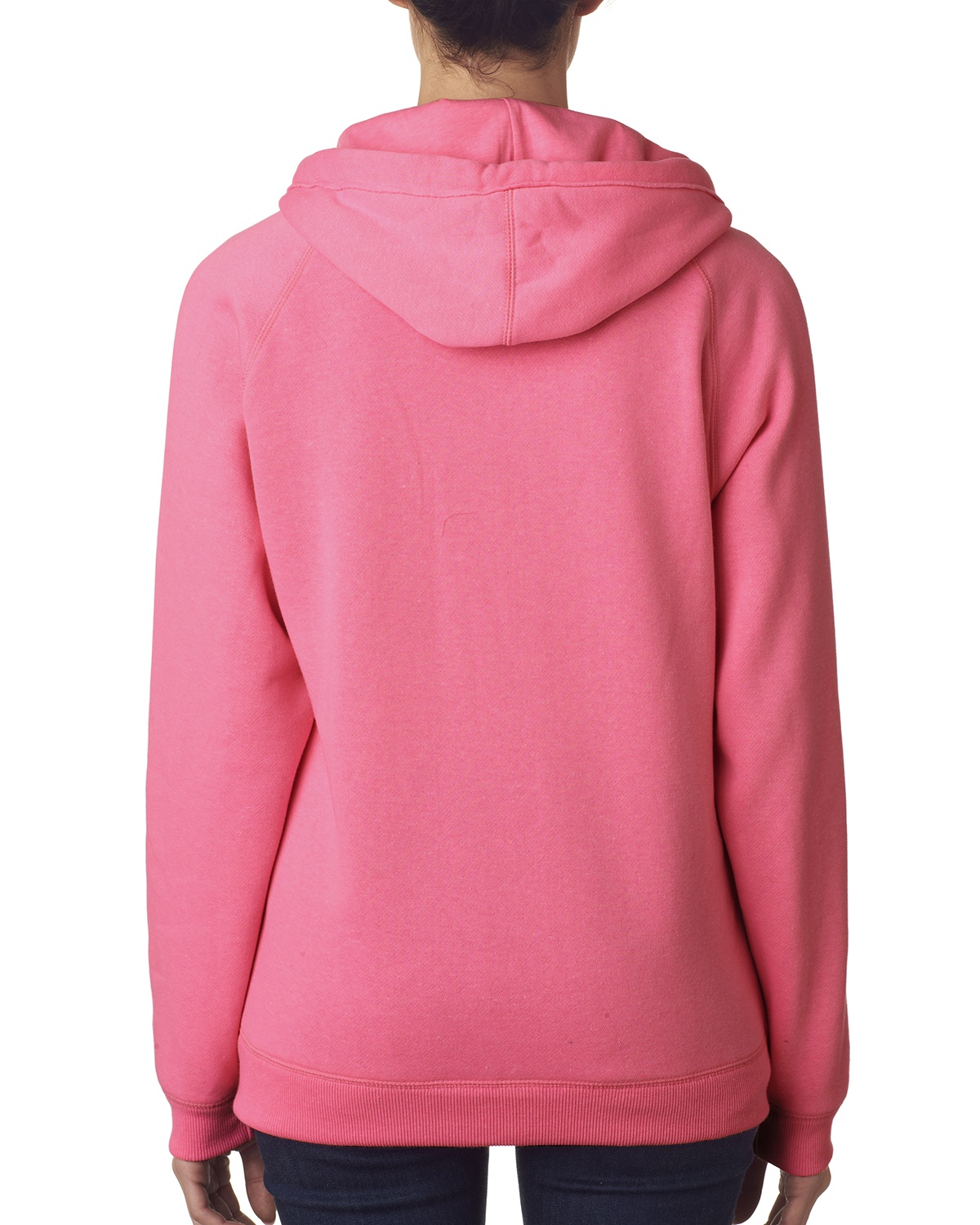 'J America JA8836 Ladies Sydney Brushed V-Neck Hood'