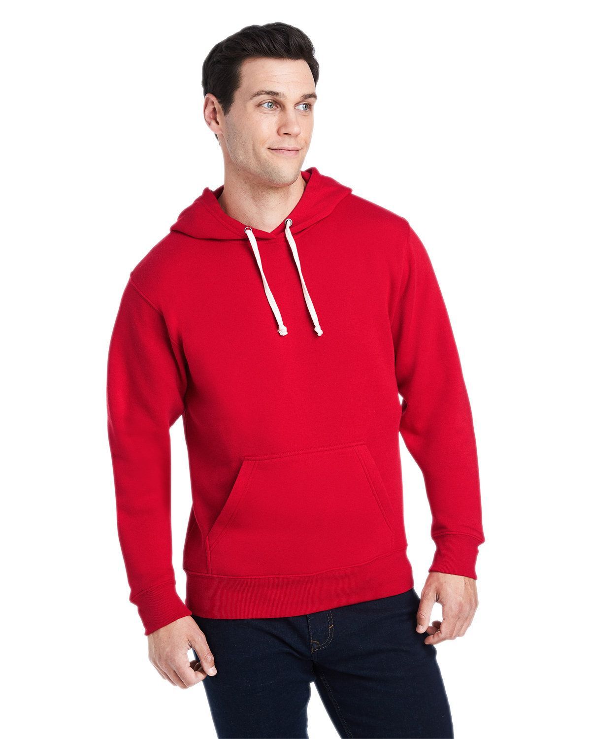 'J America JA8871 Triblend Hooded Pullover Sweatshirt'