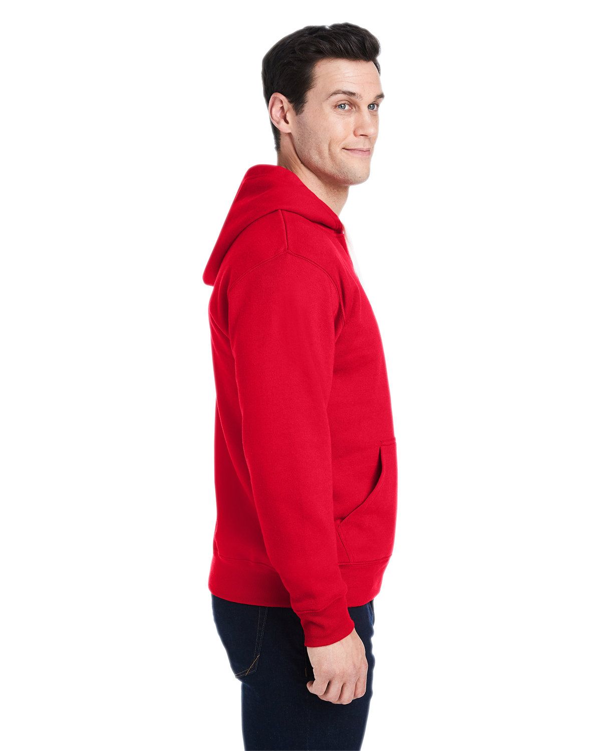 'J America JA8871 Triblend Hooded Pullover Sweatshirt'