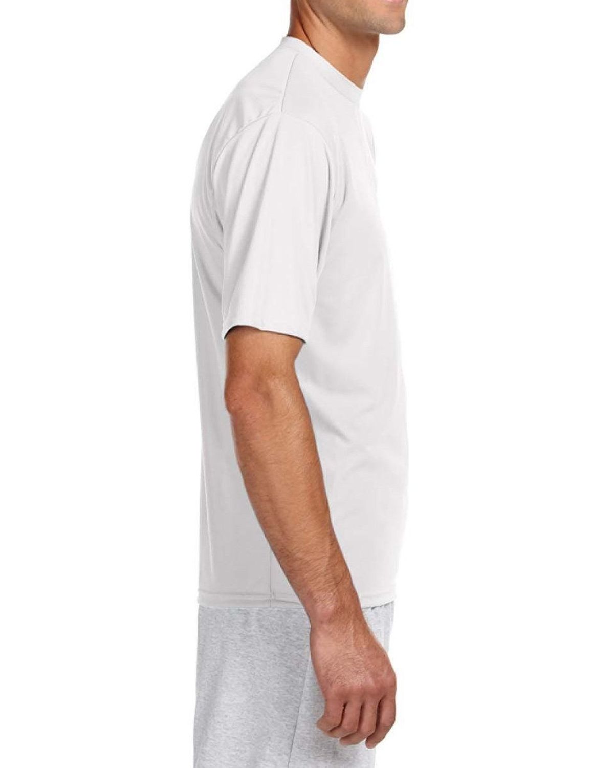 'Just Blanks A4 JBN3142 Shorts Sleeve Cooling Performance Crew Shirt'