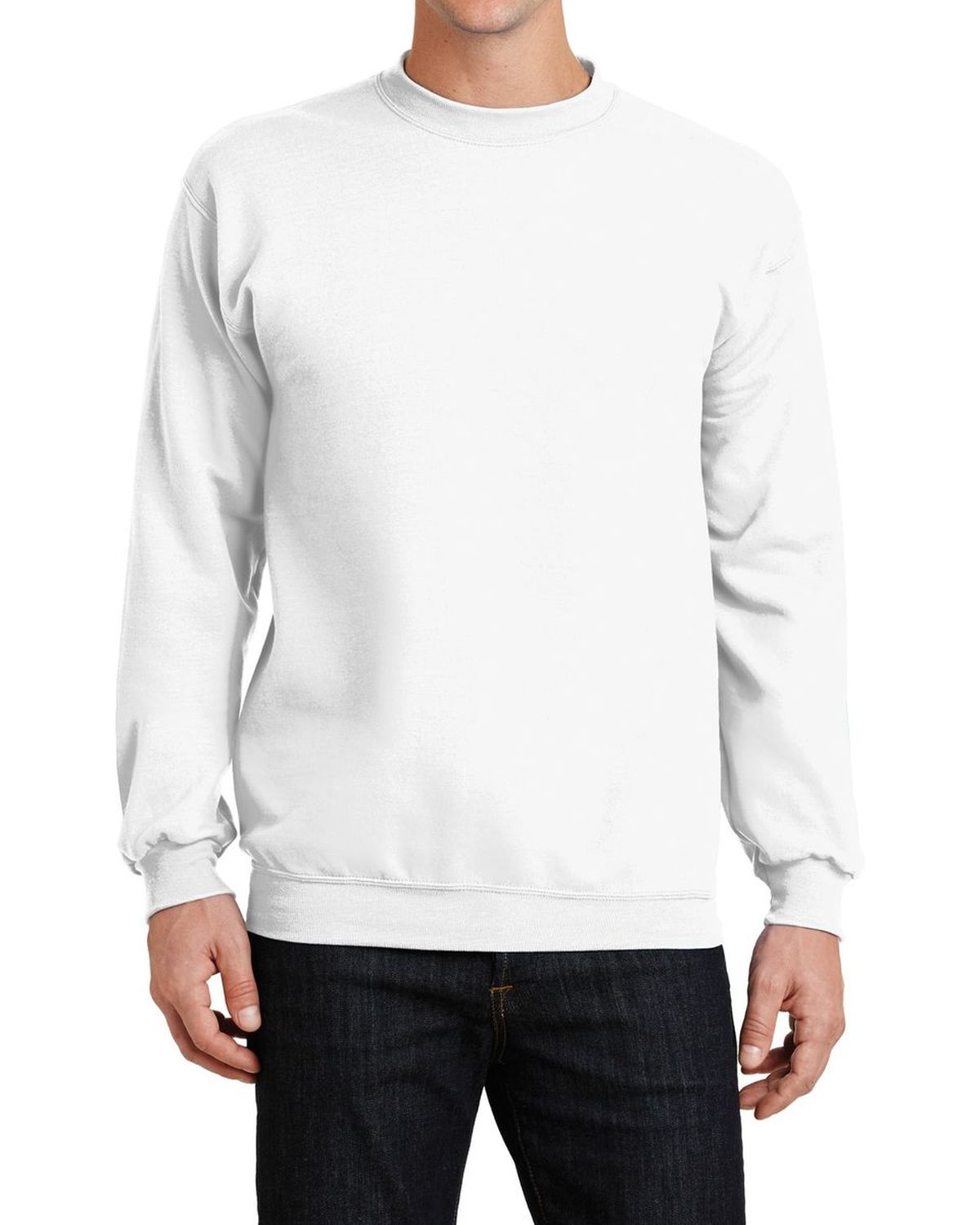 'Just Blanks Port & Company JBPC78 Core Fleece Crewneck Sweatshirt'