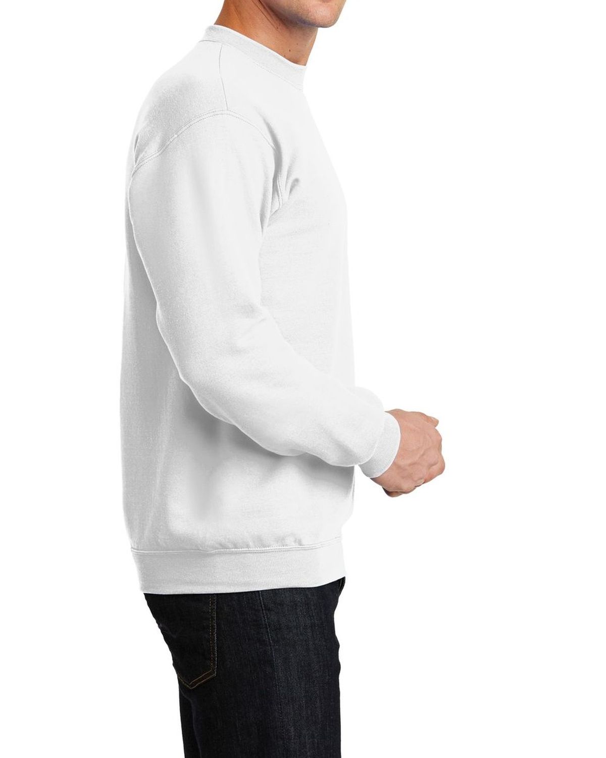 'Just Blanks Port & Company JBPC78 Core Fleece Crewneck Sweatshirt'