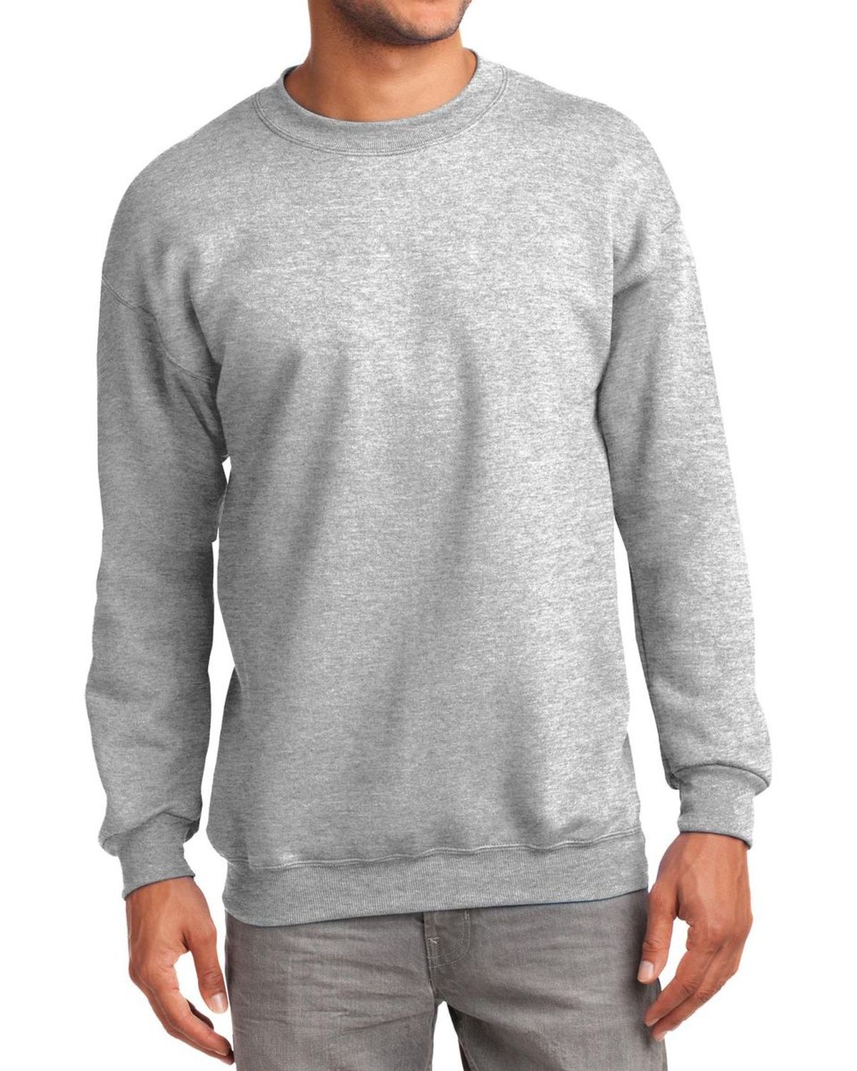 'Just Blanks Port & Company JBPC90T Tall Essential Fleece Crewneck Sweatshirt'