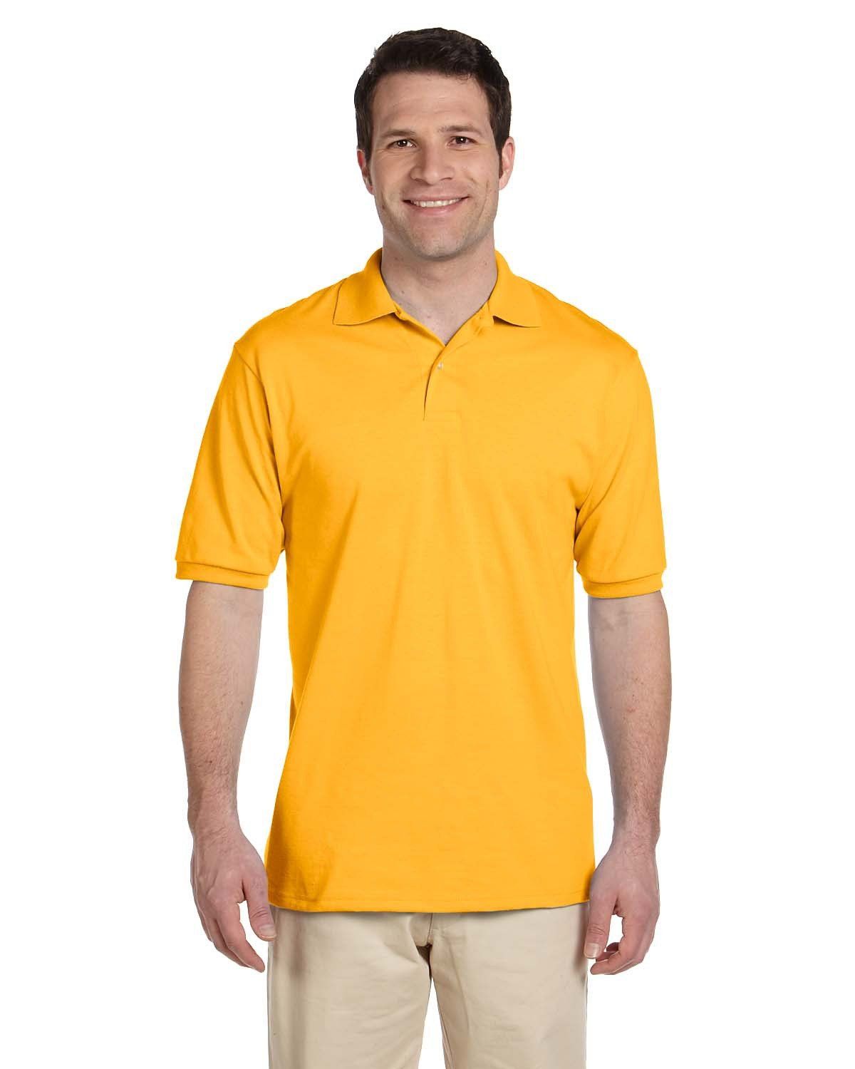 'Jerzees 437 Men's Adult SpotShield Polyester Jersey Polo Shirt'