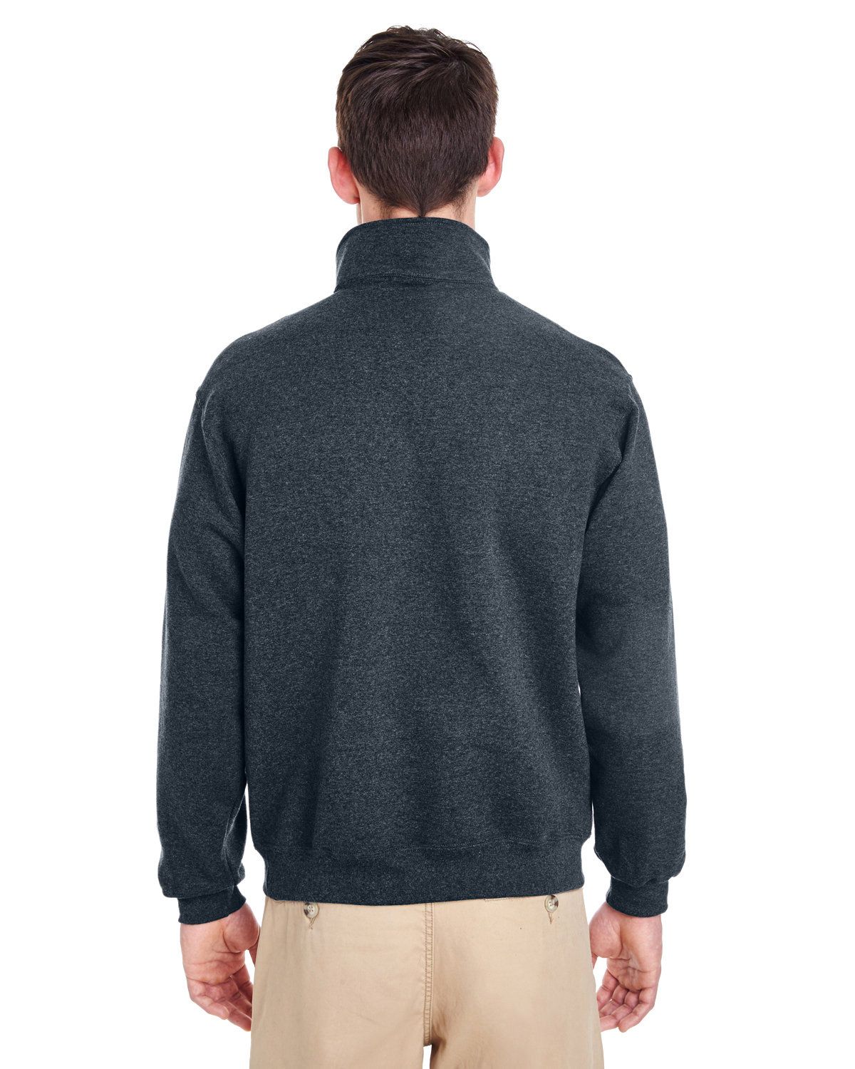 'Jerzees 4528 Adult's Super Sweats NuBlend Fleece Quarter Zip Pullover'