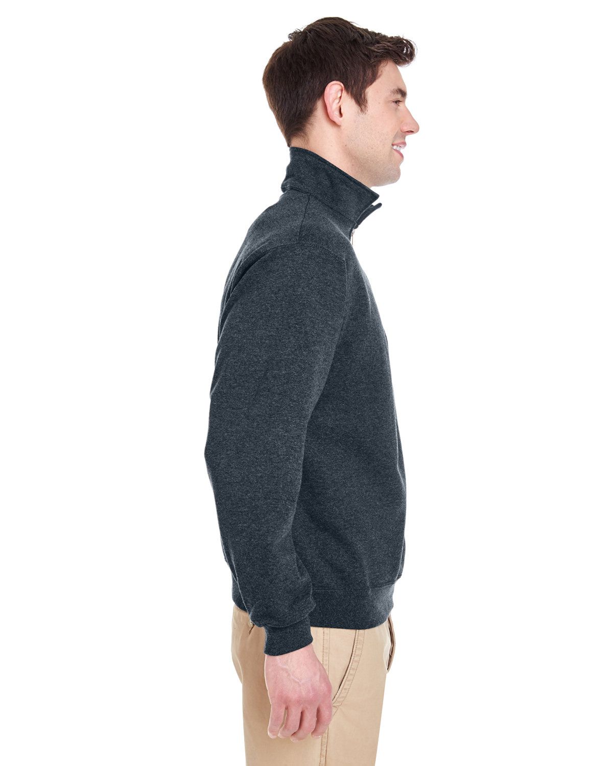 'Jerzees 4528 Adult's Super Sweats NuBlend Fleece Quarter Zip Pullover'