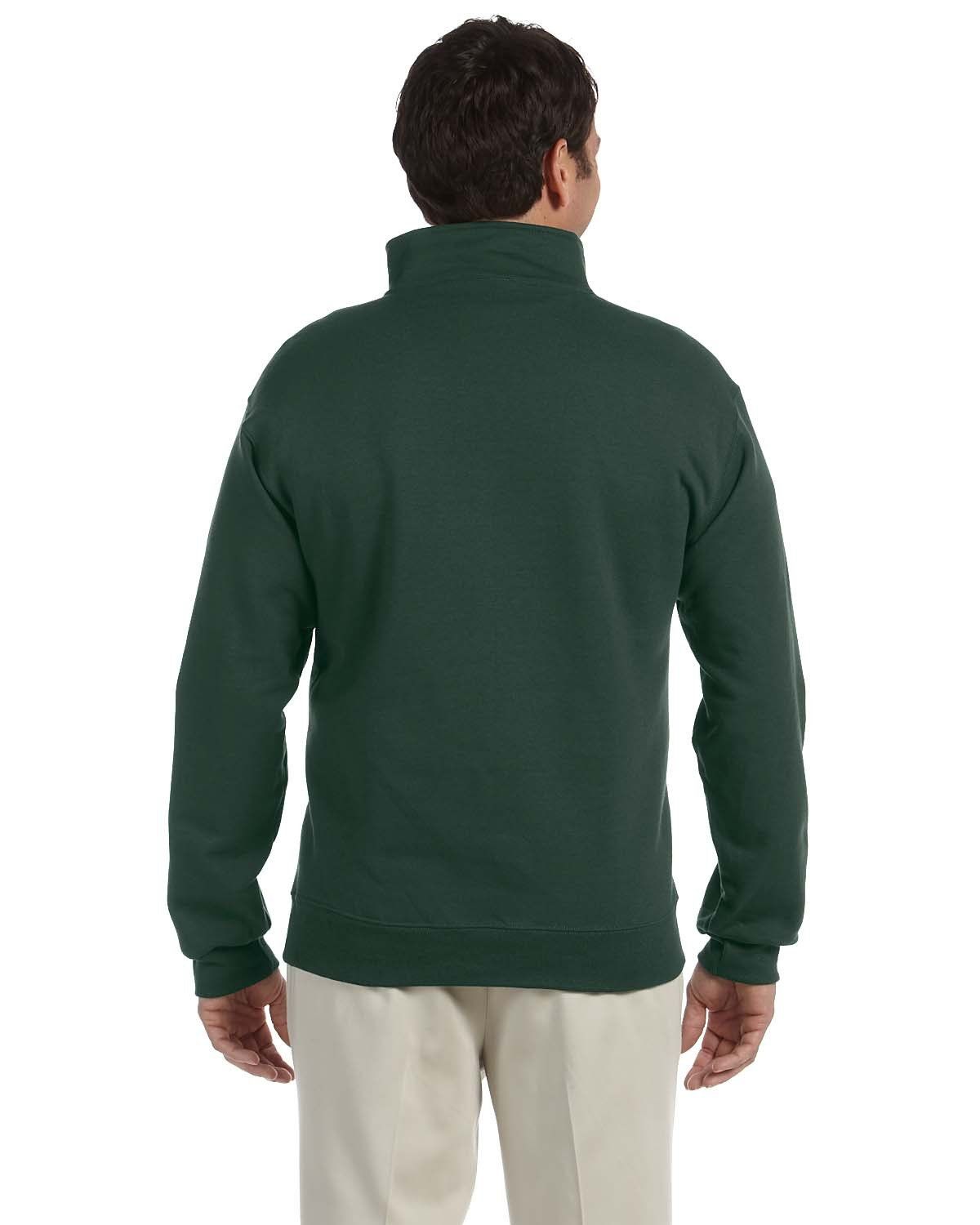 'Jerzees 4528 Adult Super Sweats NuBlend Fleece Quarter Zip Pullover'