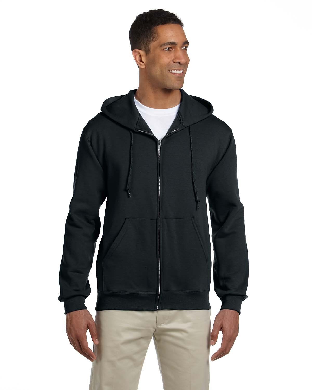 'Jerzees 4999 Adult's Super Sweats NuBlend Fleece Full-Zip Hood'