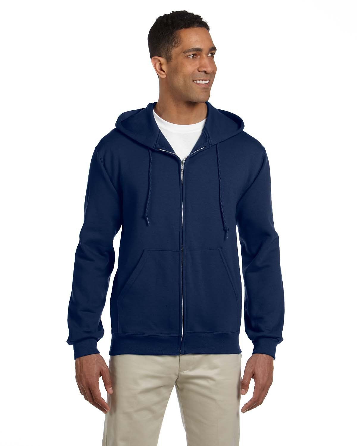 'Jerzees 4999 Adult's Super Sweats NuBlend Fleece Full-Zip Hood'