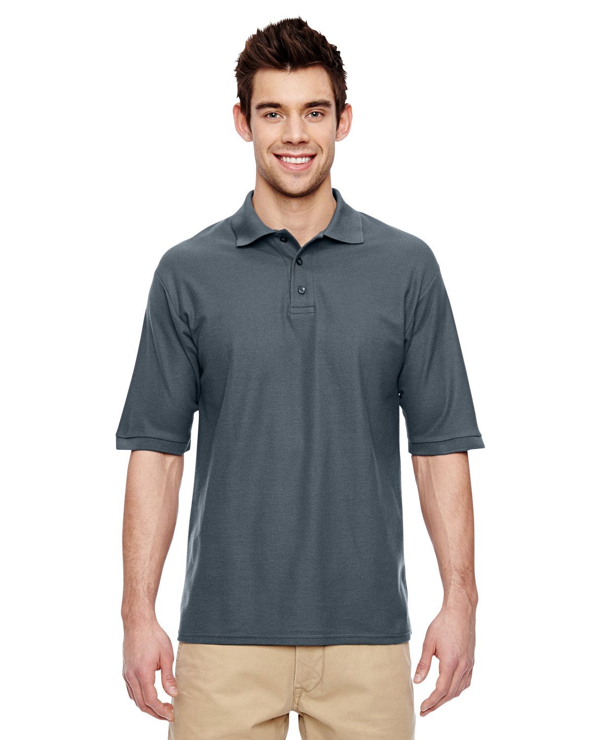 'Jerzees 537MSR Men's Adult Easy Cotton Polyester Care Polo-shirts'
