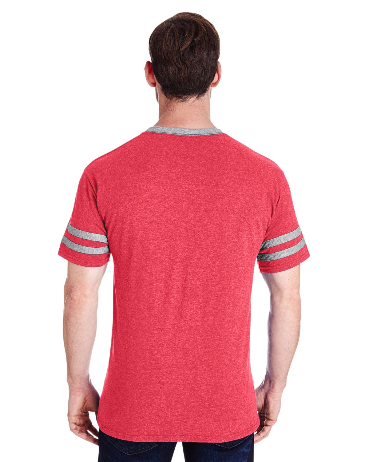 Wholesale Jerzees 602MR | Buy Adult TRI-BLEND Varsity Ringer T-Shirt - VeeTrends.com