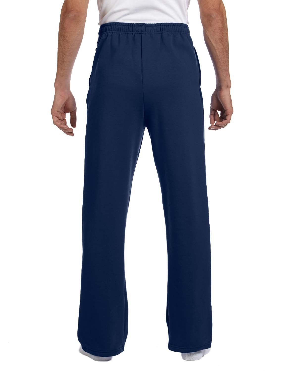 JERZEES 974MPR NuBlend® Open Bottom Sweatpants with Pockets 