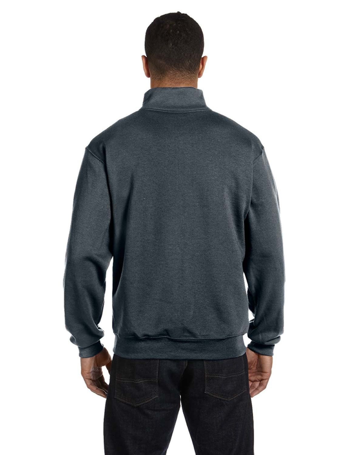 'Jerzees 995M Men's Adult NuBlend Quarter Zip Cadet Collar Sweatshirt'