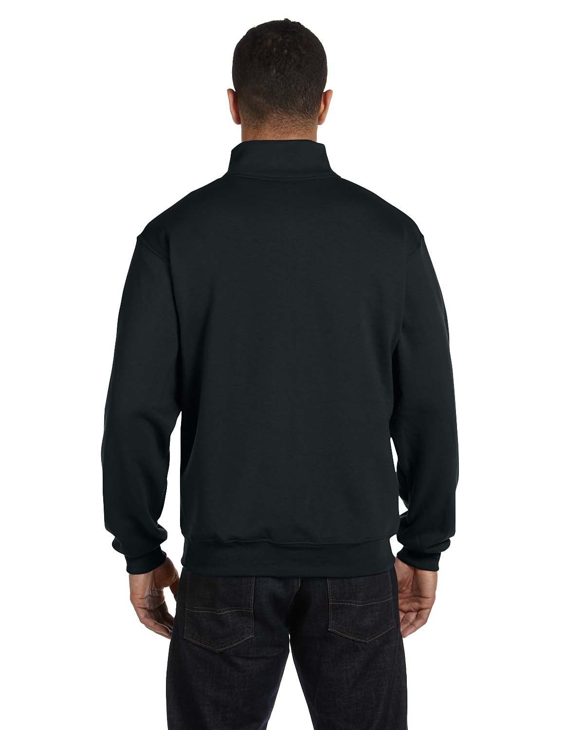 'Jerzees 995M Adult NuBlend Quarter Zip Cadet Collar Sweatshirt'