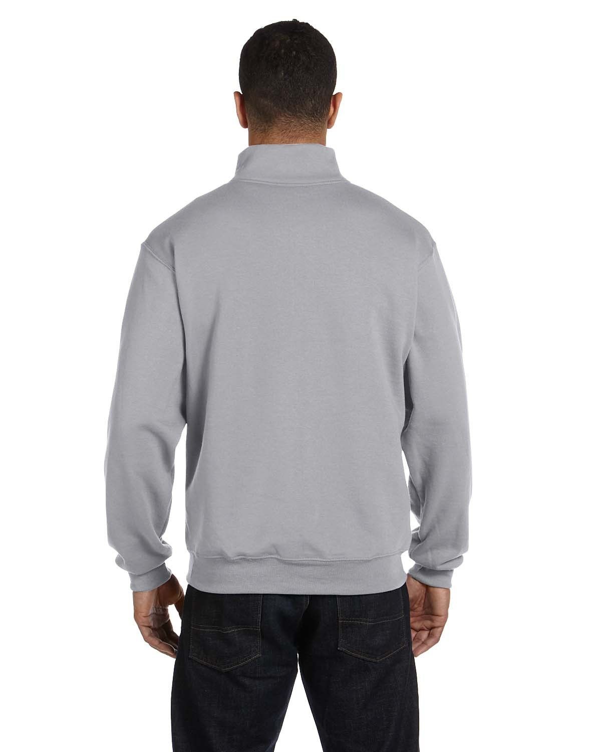 'Jerzees 995M Men's Adult NuBlend Quarter Zip Cadet Collar Sweatshirt'