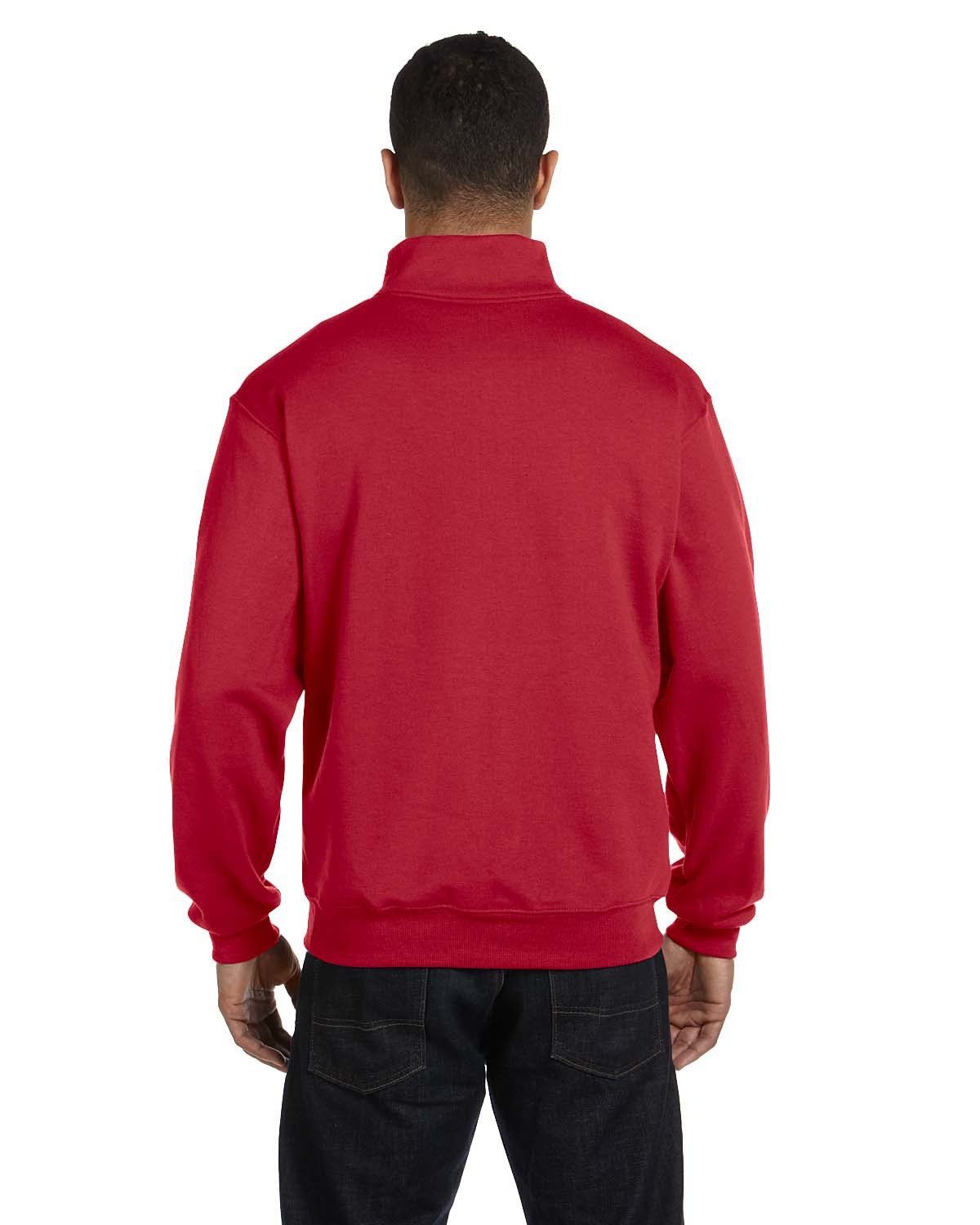 'Jerzees 995M Men's Adult NuBlend Quarter Zip Cadet Collar Sweatshirt'