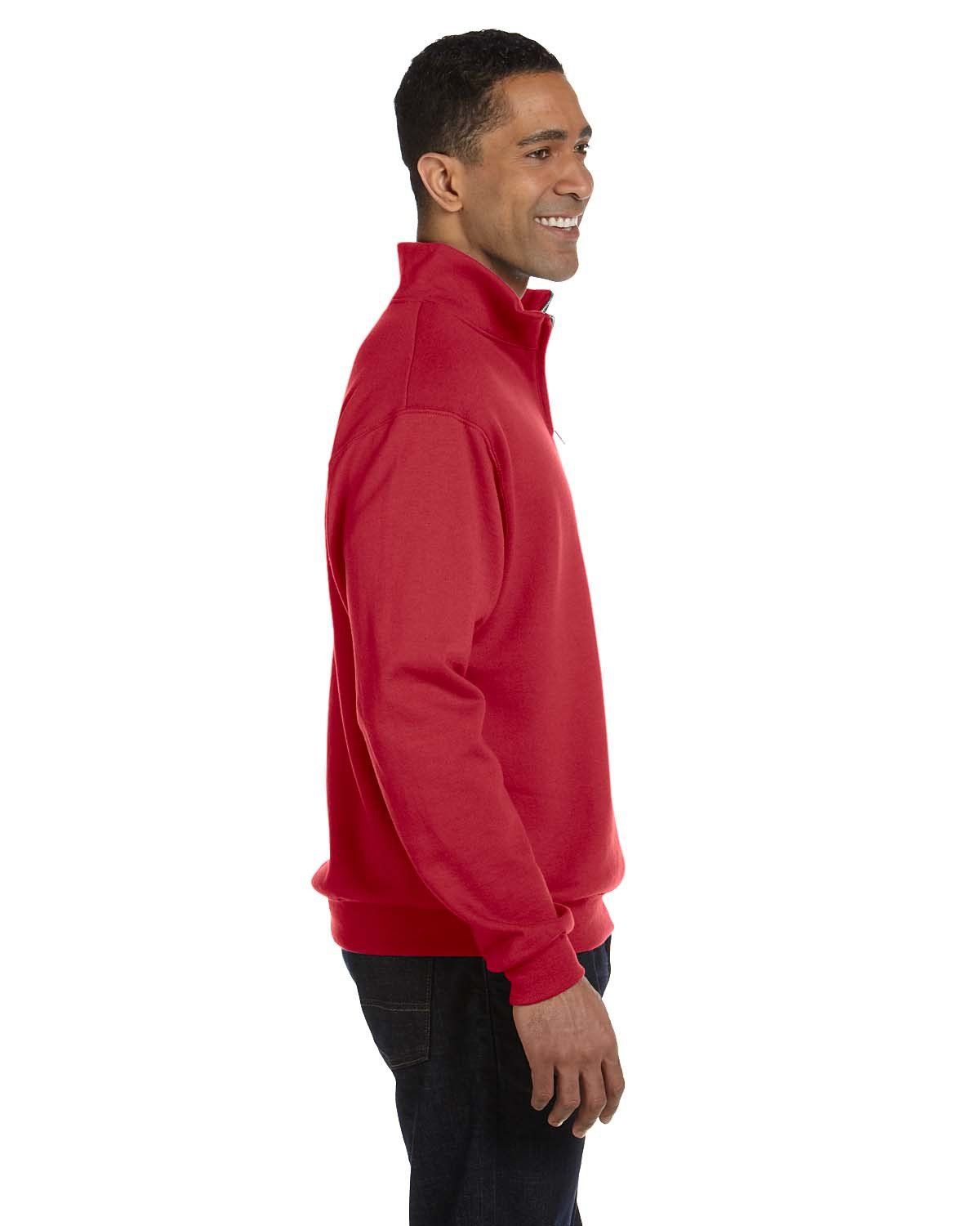 'Jerzees 995M Men's Adult NuBlend Quarter Zip Cadet Collar Sweatshirt'