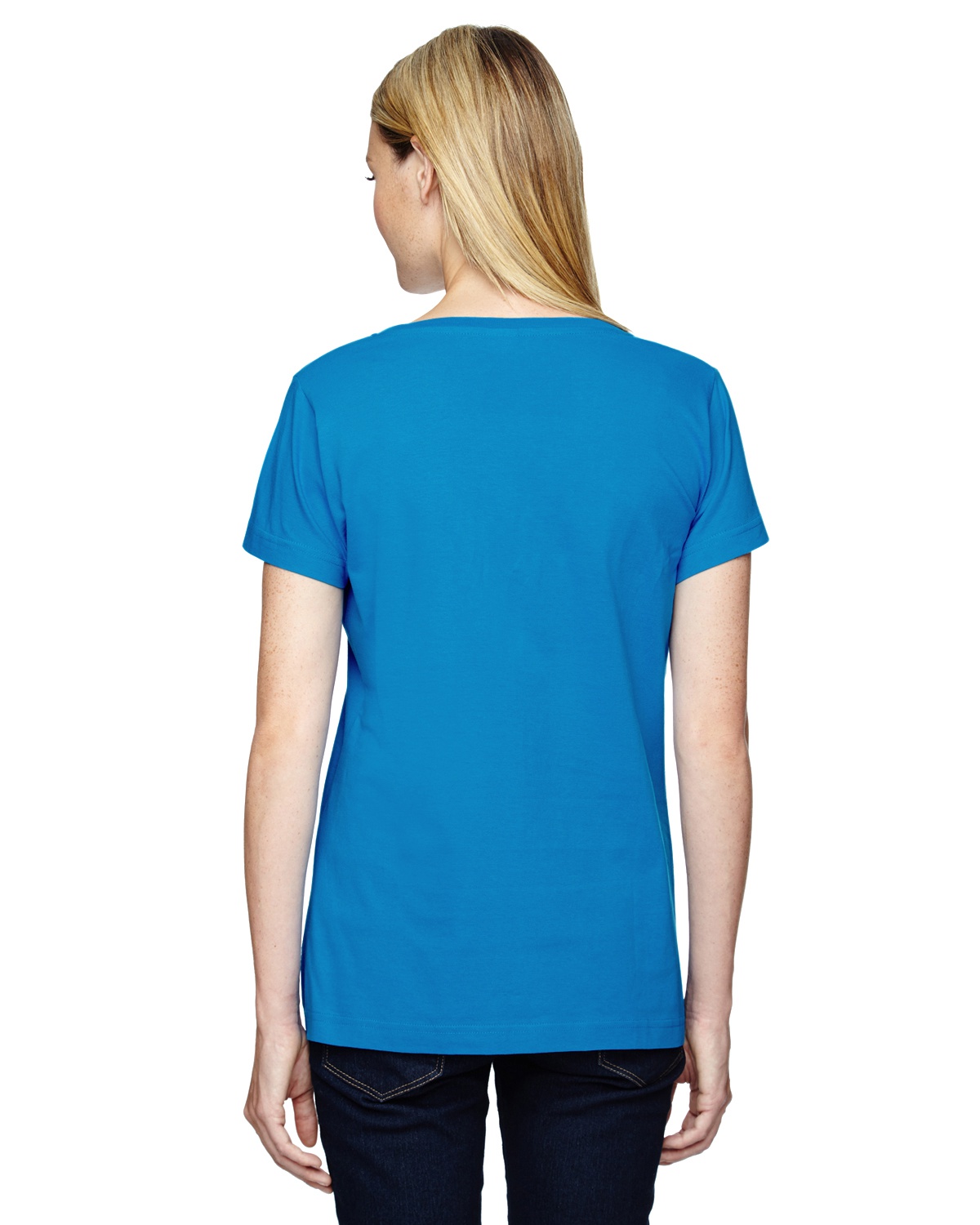 'LAT 3504 Ladies' Scoop Neck Fine Jersey T-Shirt'
