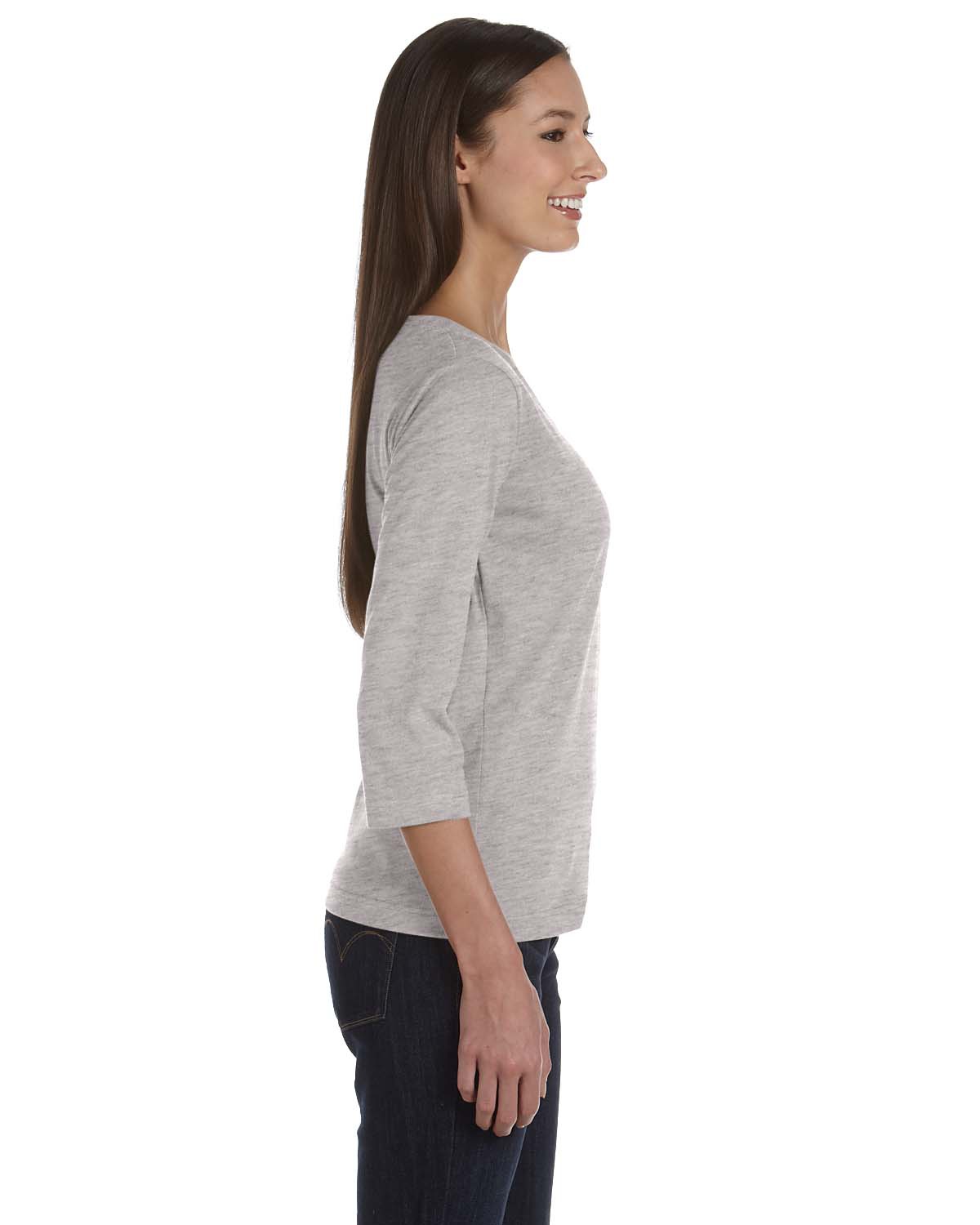 'LAT 3577 Ladies' 3/4-Sleeve Premium Jersey T-Shirt'