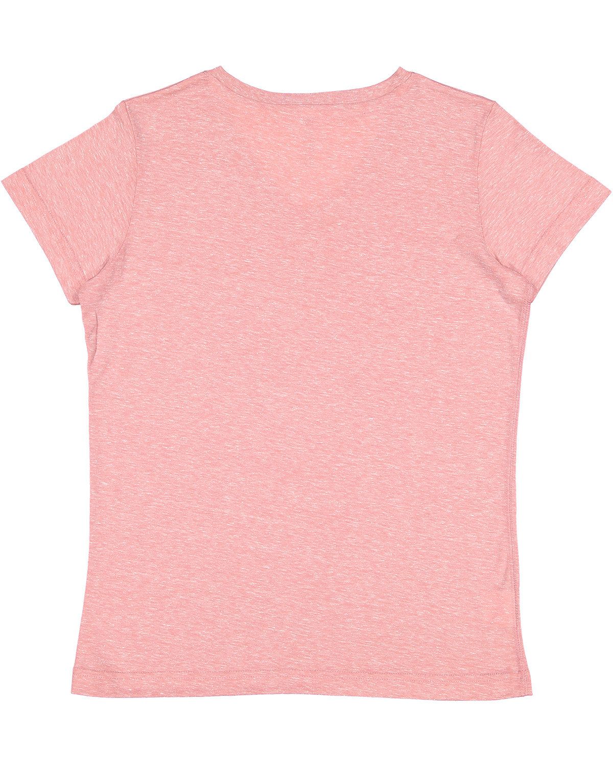 'LAT 3591 Ladies V Neck Melange Tee'