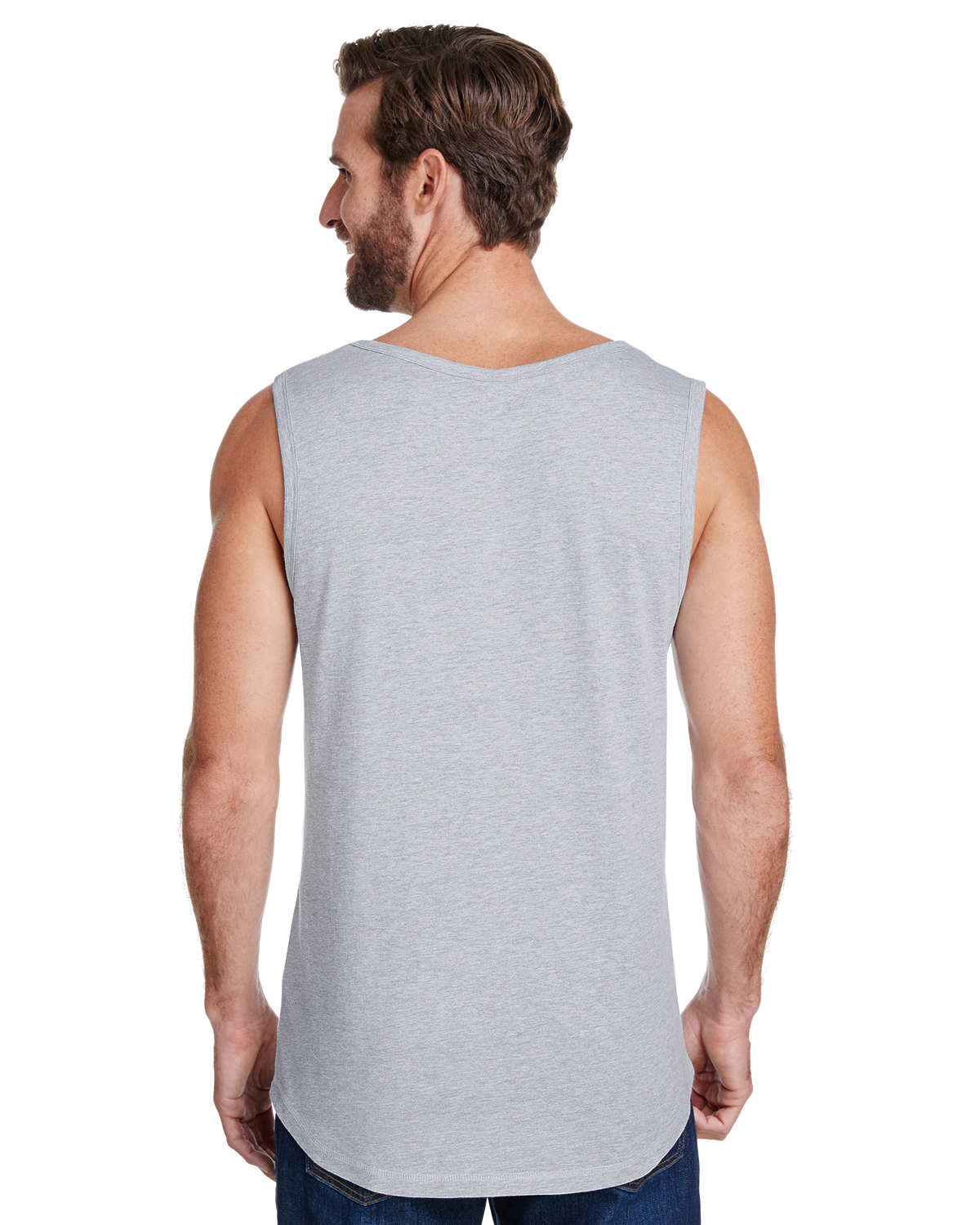 'LAT 6917 Men's Hooded Raglan Long Sleeve Fine Jersey T Shirt'