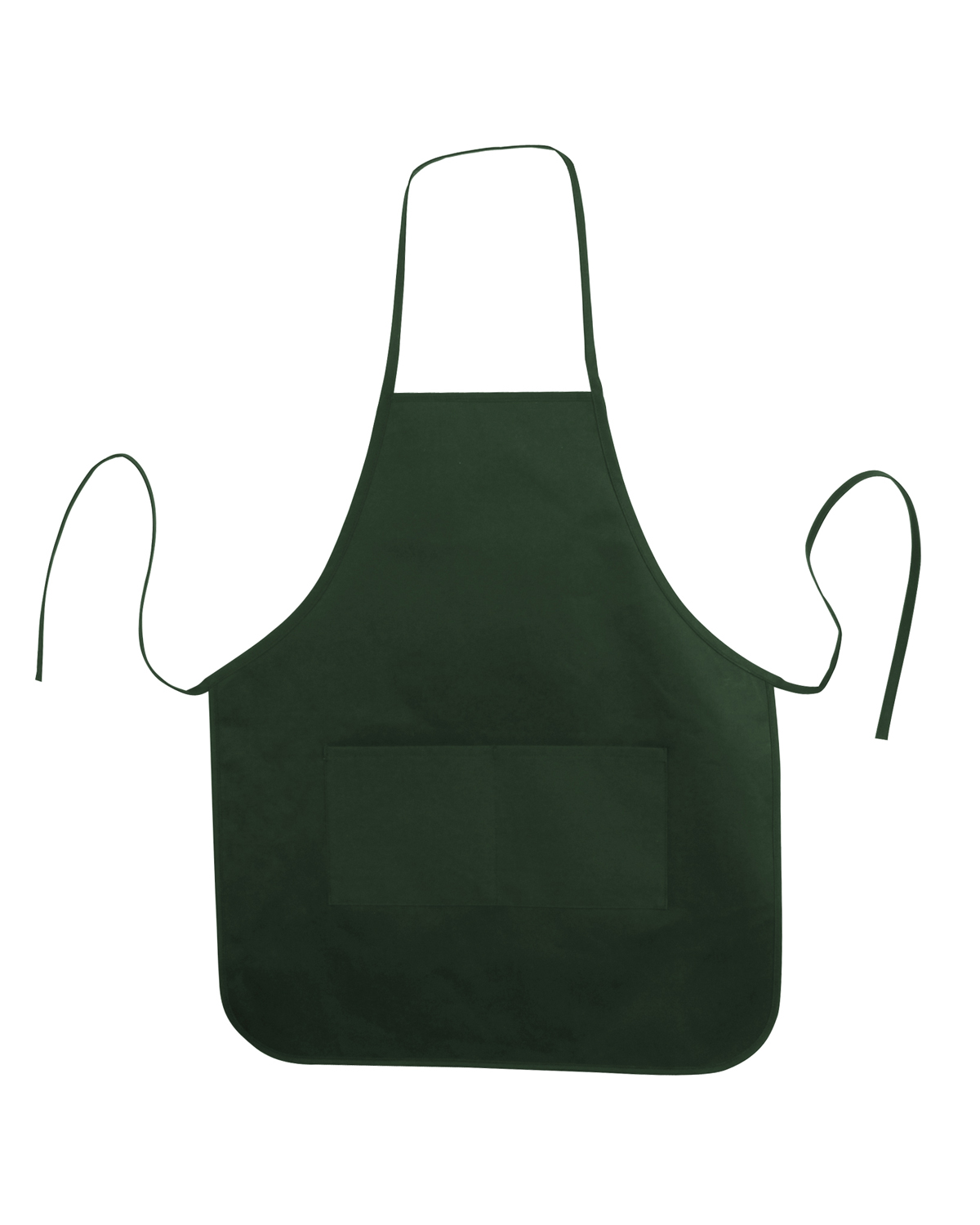 'Liberty Bags LB5505 Unisex's Heather NL2R Long Round Bottom Cotton Twill Apron'