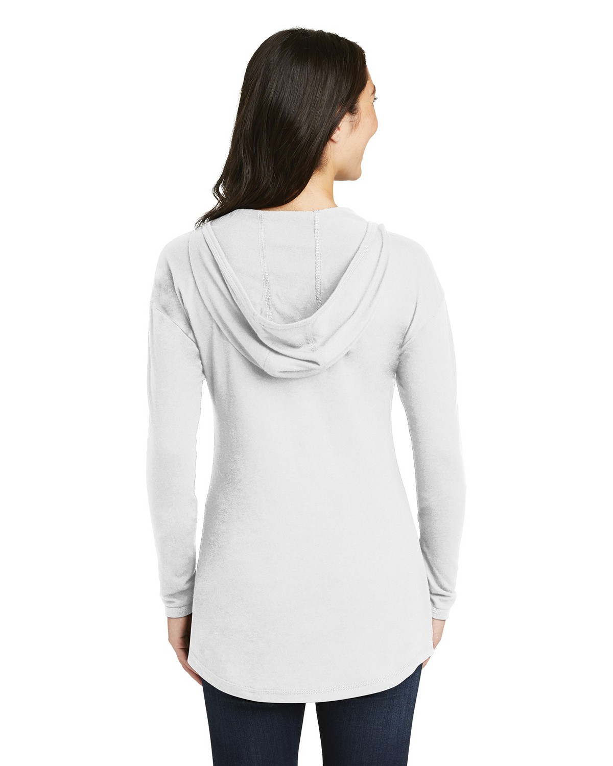 'New Era LNEA131 Ladies TriBlend Performance Pullover Hoodie Tee'