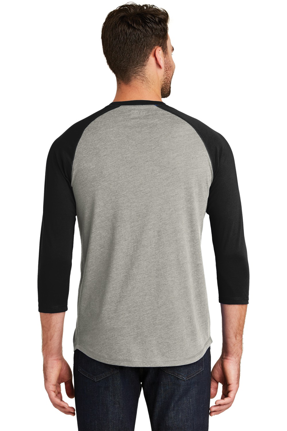 'New Era NEA104 Logo Embroidered Baseball Raglan T-Shirt - For Men'