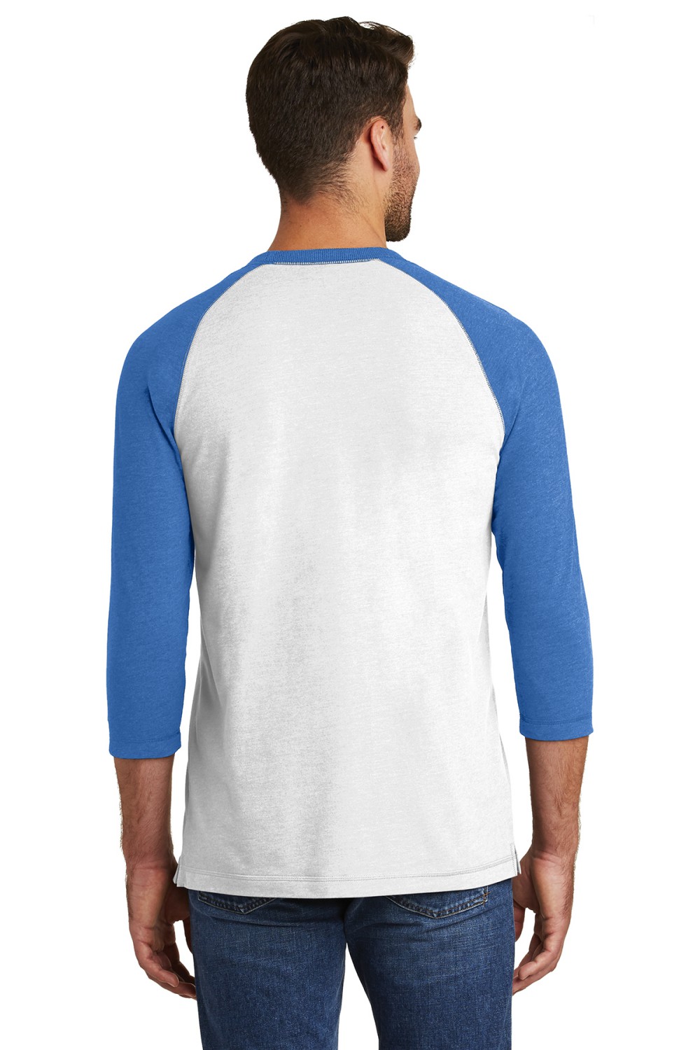 'New Era NEA121 Logo Embroidered Baseball Raglan T-Shirt '