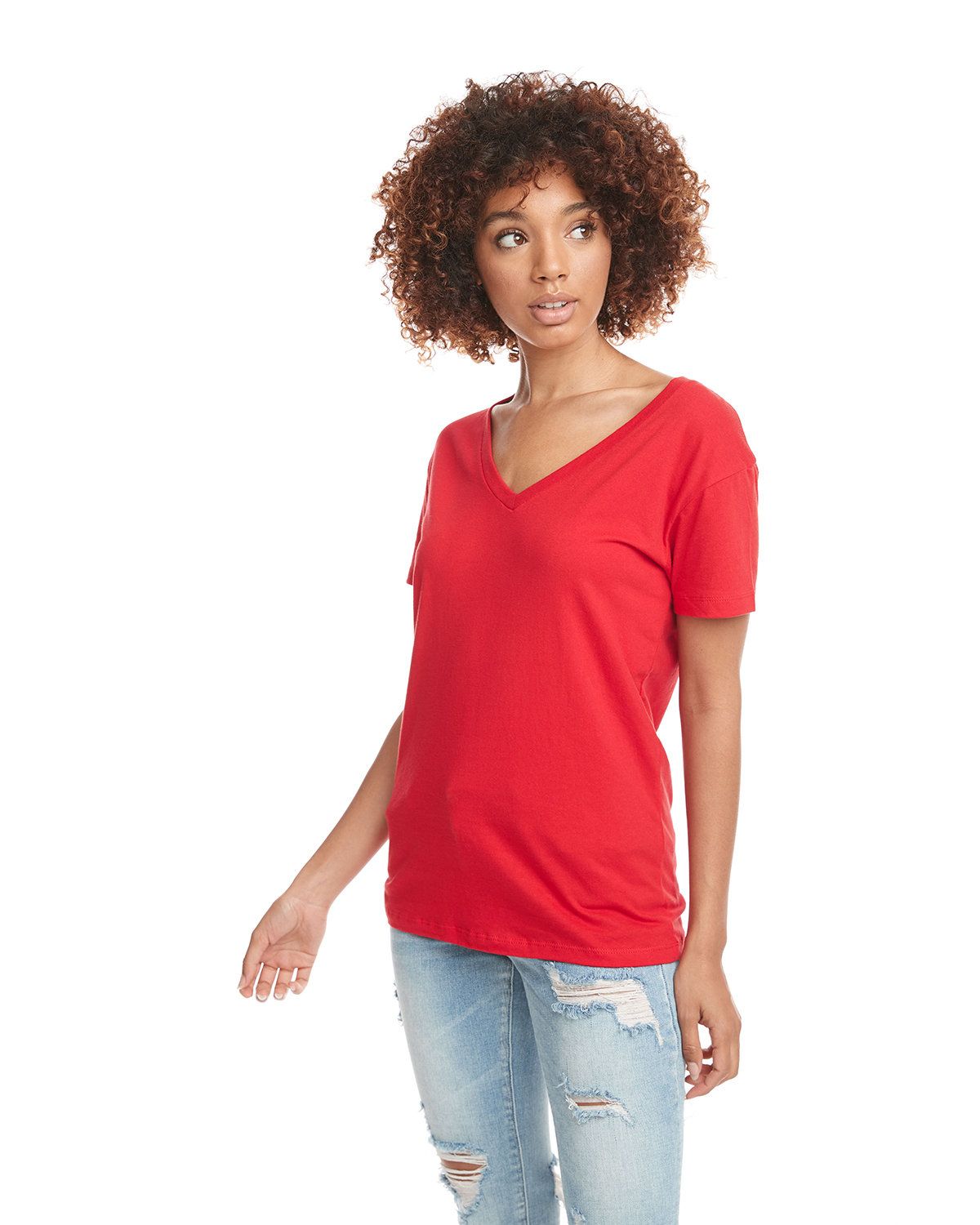 'Next Level 3940 Ladies' Relaxed V-Neck T-Shirt'