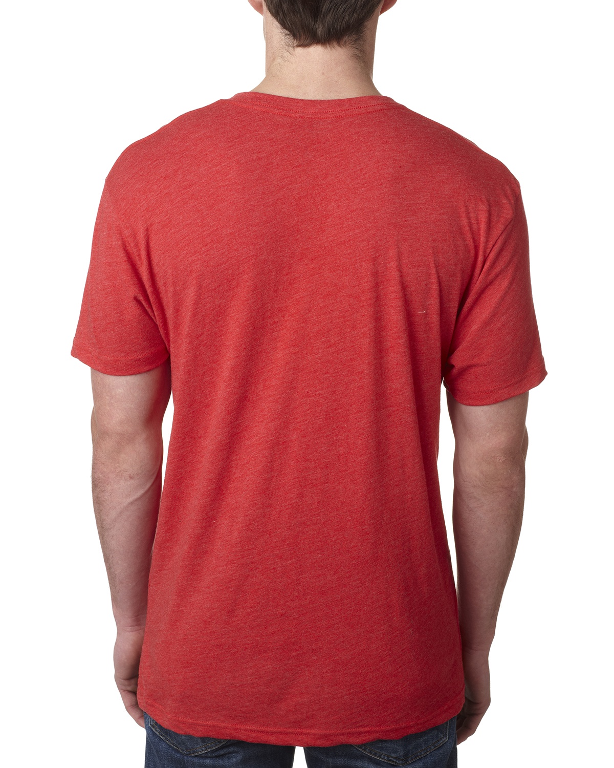 'Next Level 6040 Men's Cotton Polyester Rayon Triblend V Neck T-Shirt'