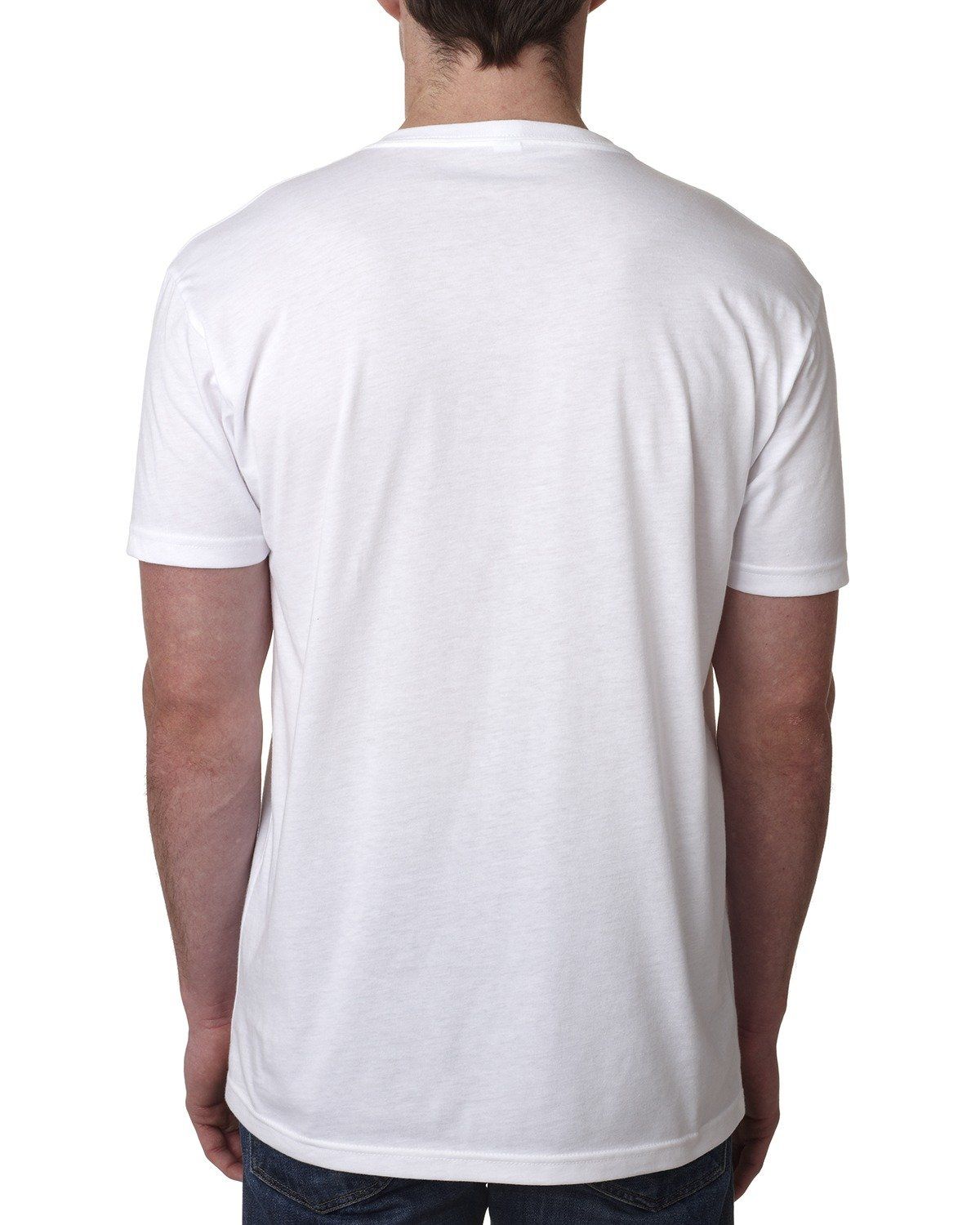 'Next Level 6240 Fitted CVC V Neck Cotton Polyester T-Shirt'
