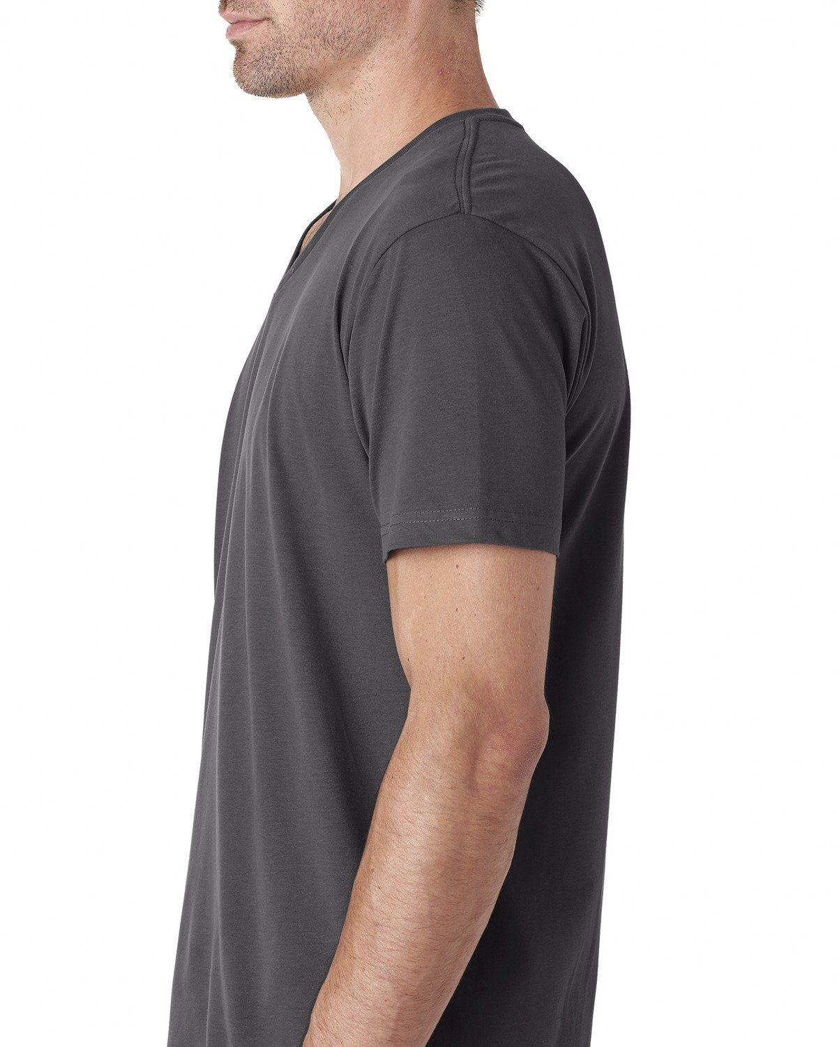 Next Level 6440 Men's Premium Fitted Sueded V-Neck Tee - Veetrends
