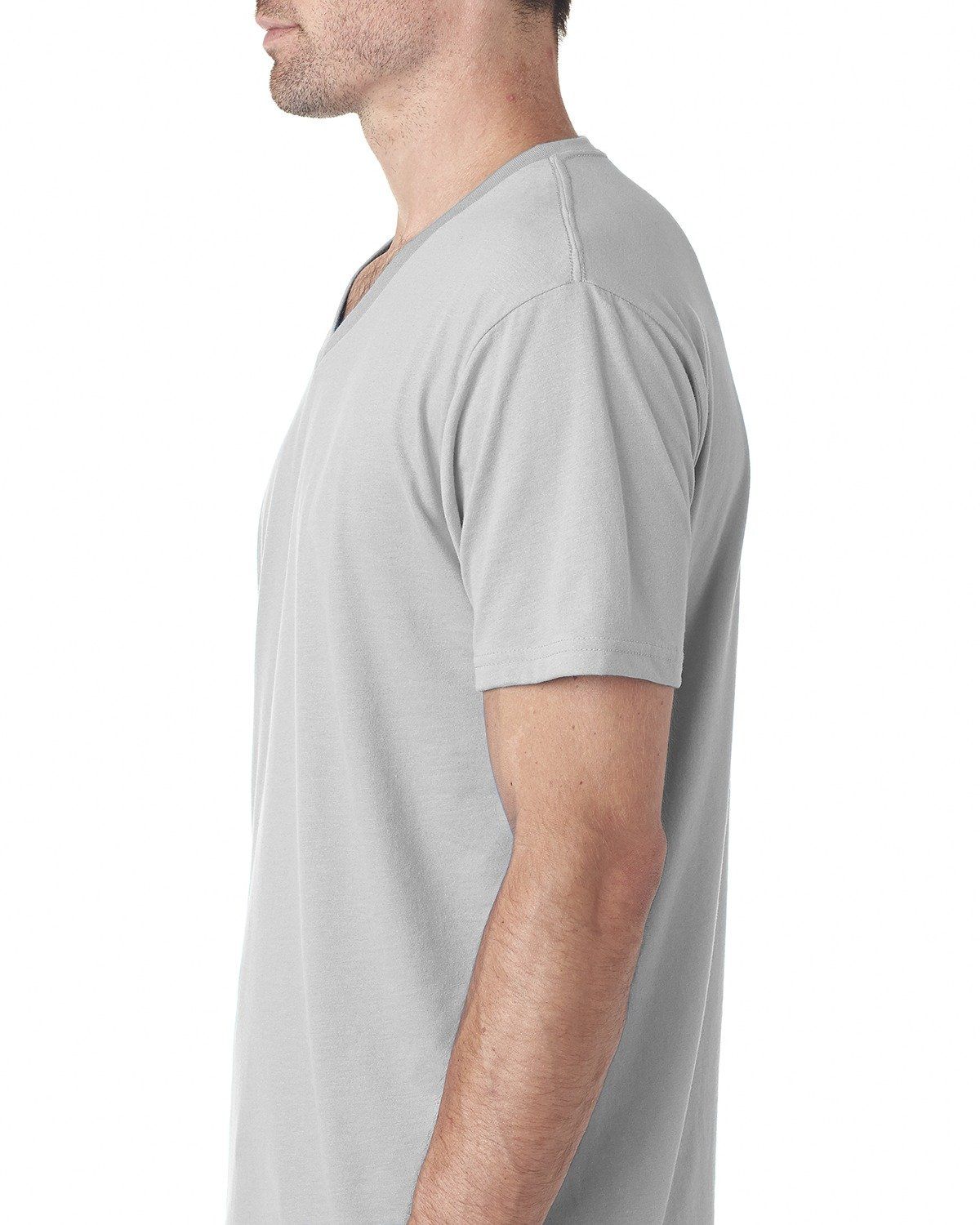 Next Level 6440 Men's Premium Fitted Sueded V-Neck Tee - Veetrends