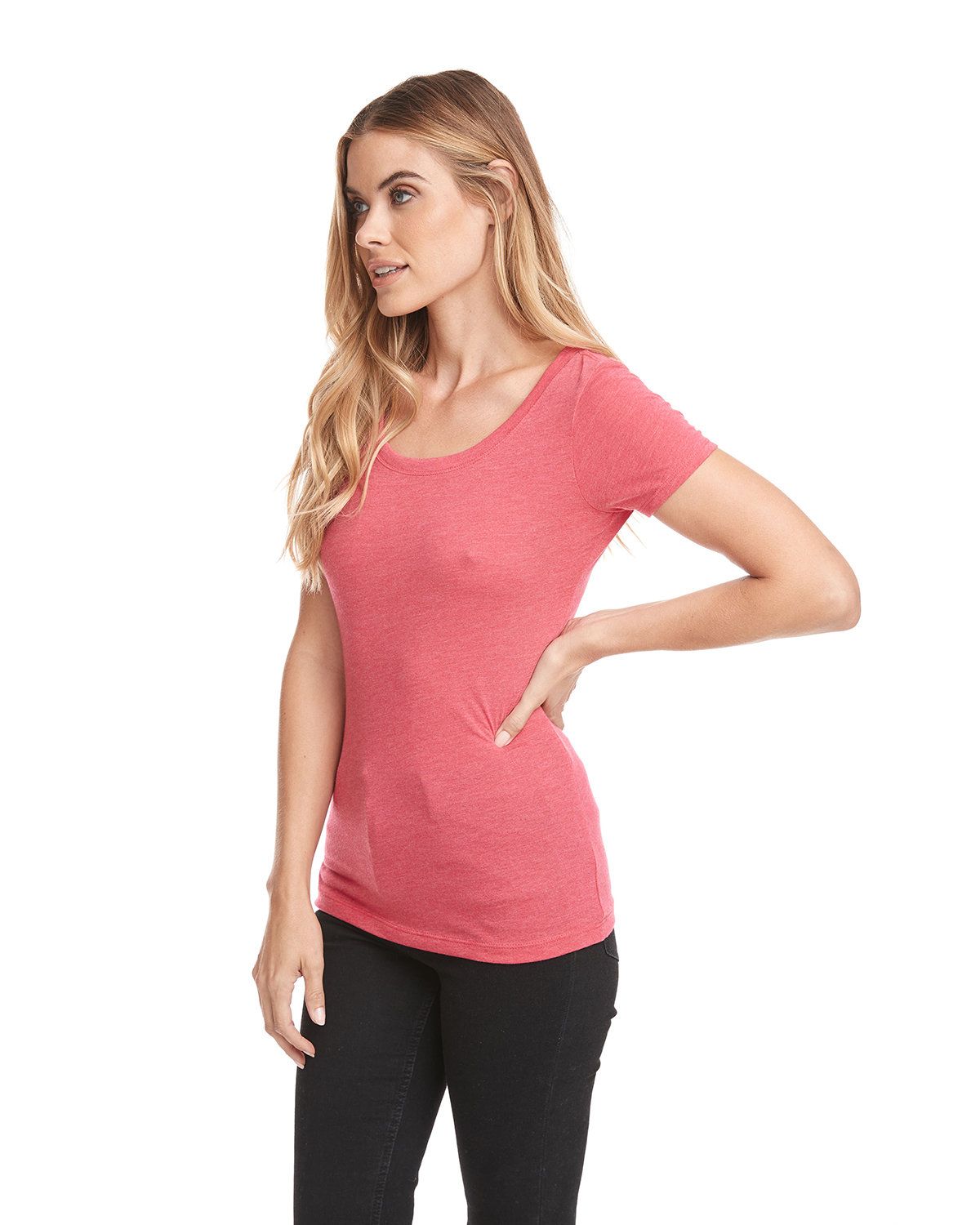 'Next Level 6730 Ladies' Rayon Triblend Cotton Scoop T-Shirt'