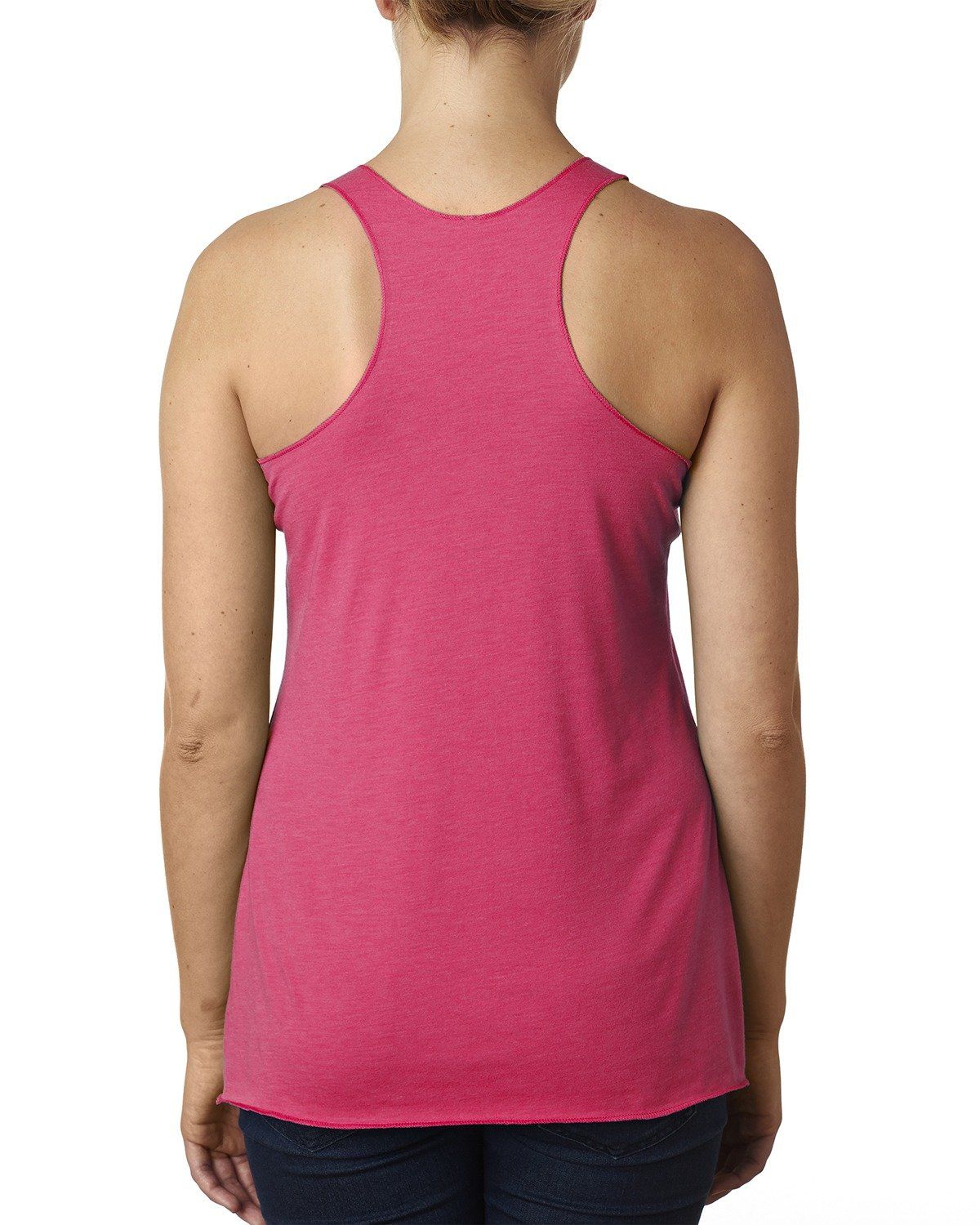 Always Let Them See You Sweat - Women's Triblend Racerback Tank