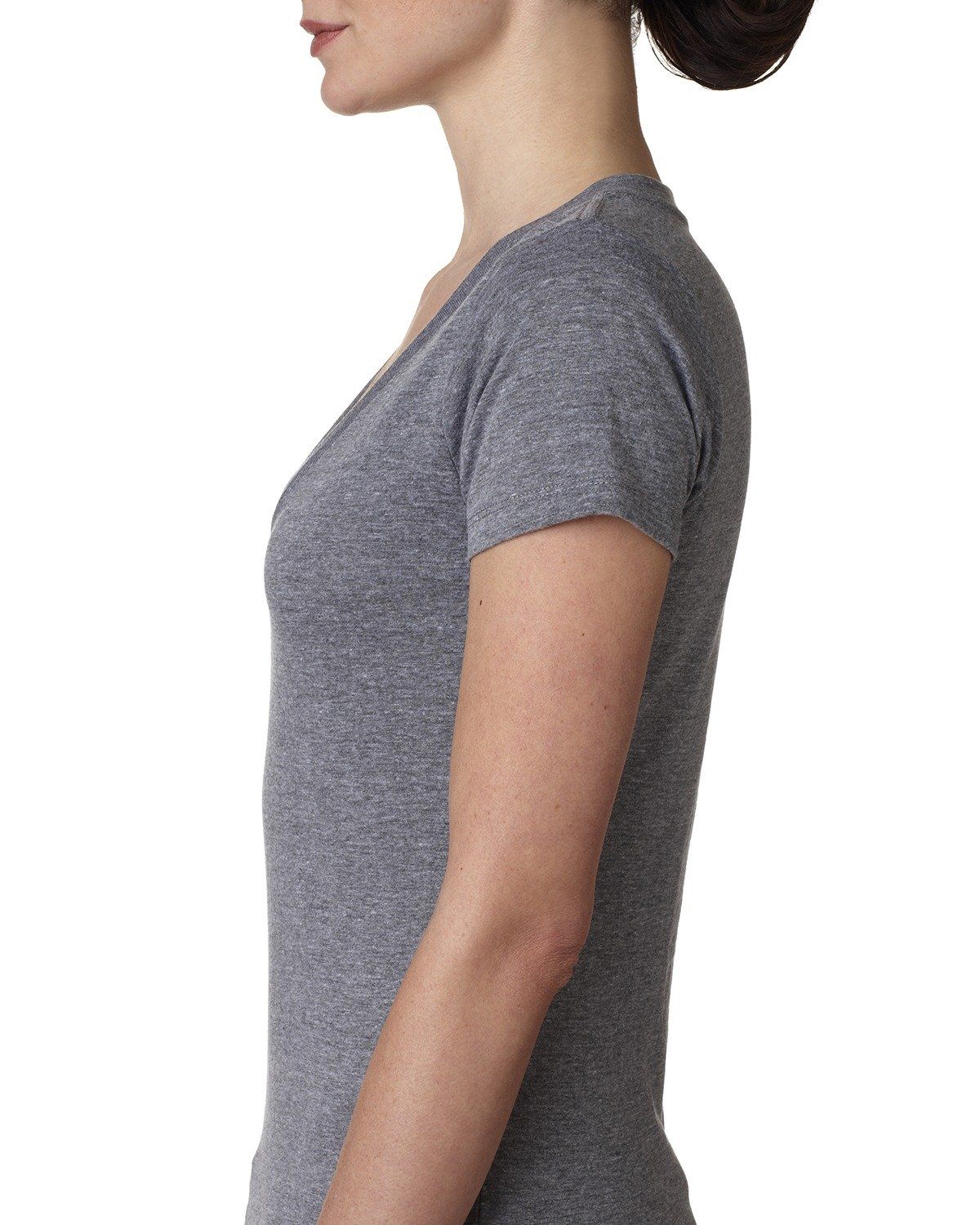'Next Level 6740 Ladies' Triblend Deep V'