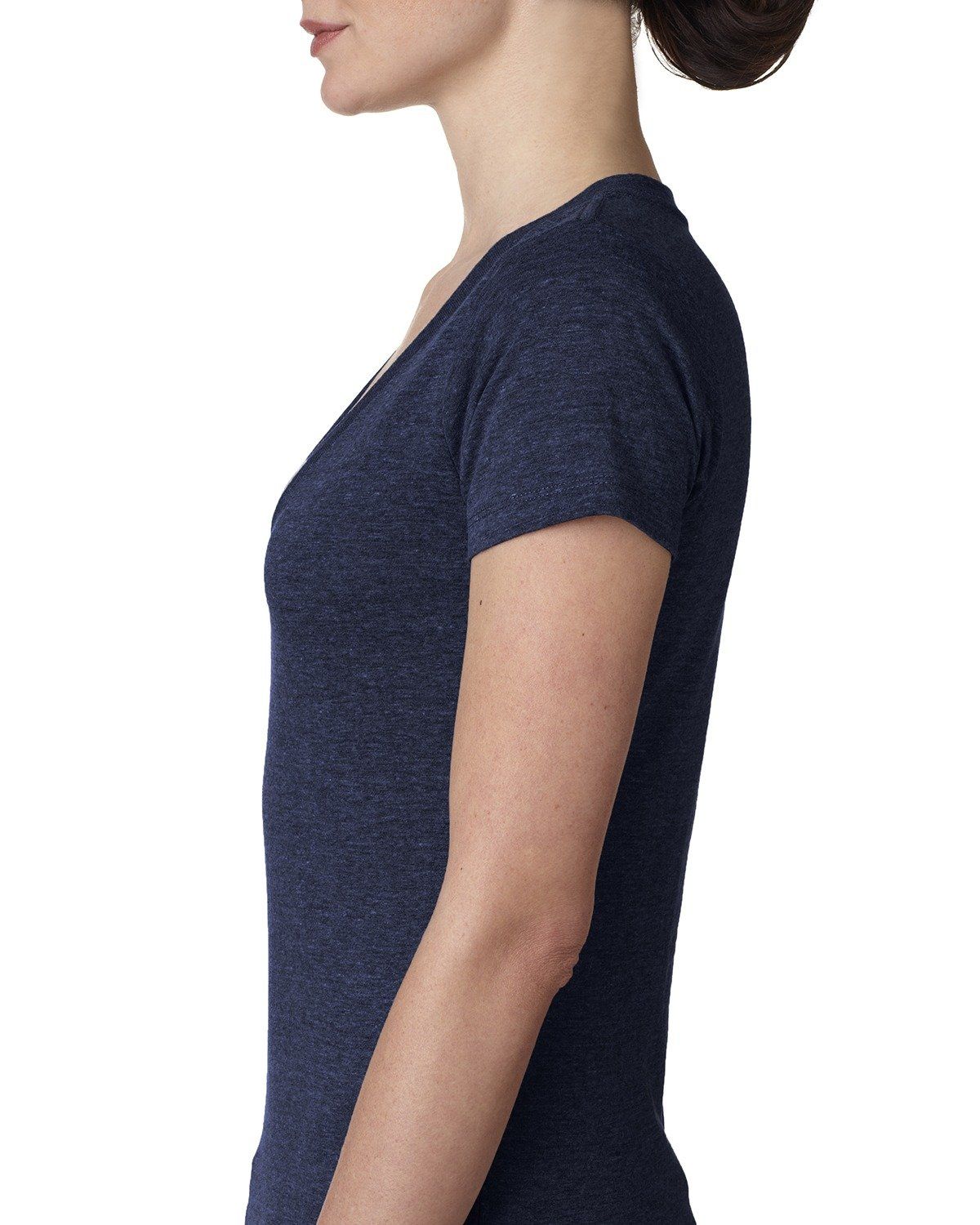 'Next Level 6740 Ladies' Triblend Deep V'