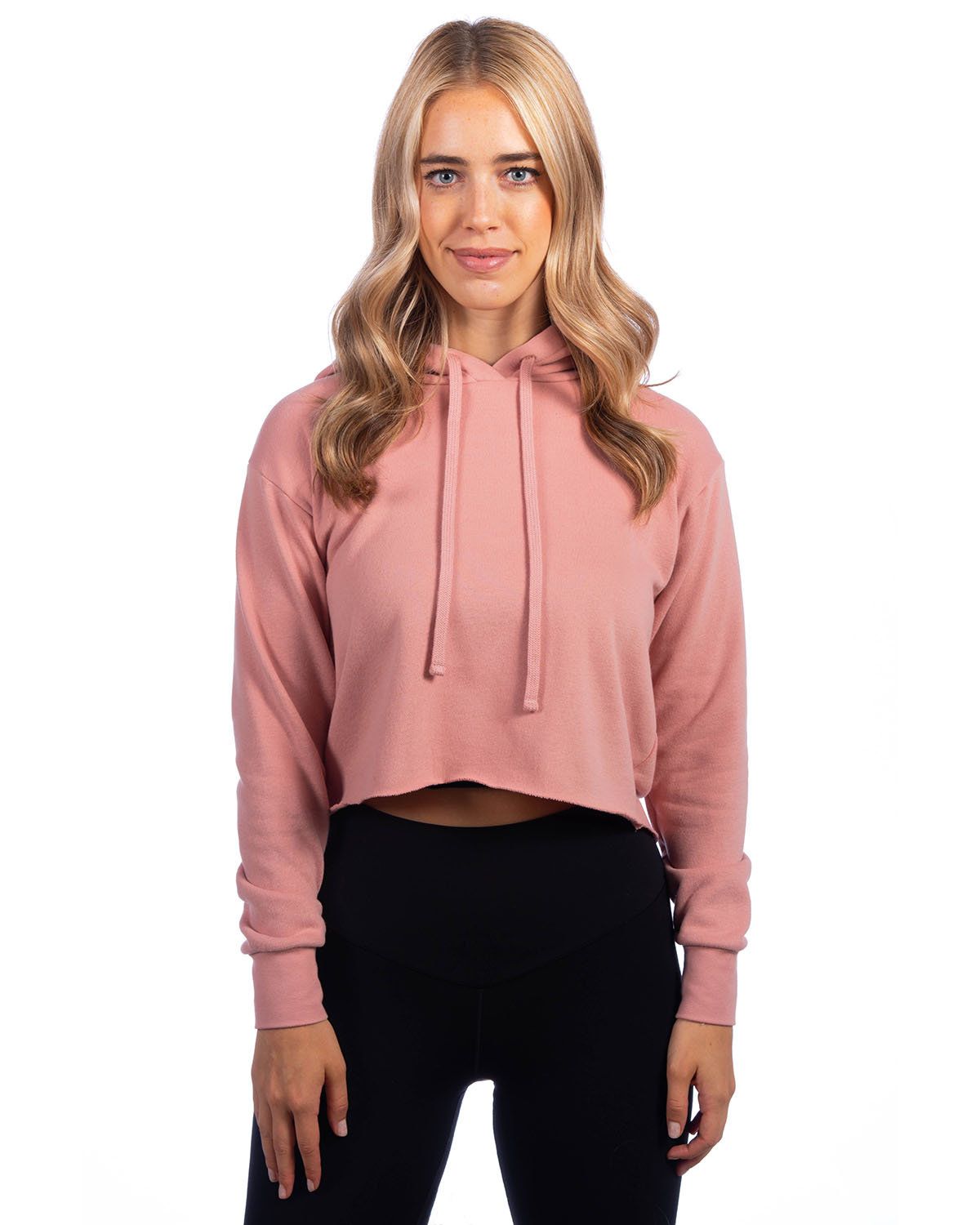 'Next Level 9384 Ladies' Cropped Pullover Hooded Sweatshirt'