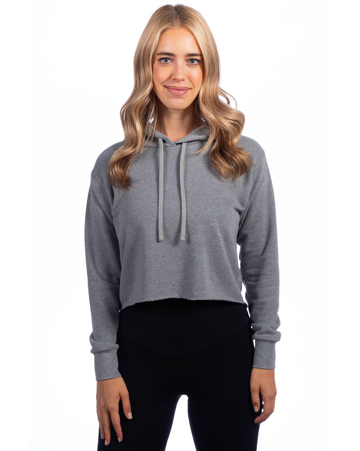 'Next Level 9384 Ladies' Cropped Pullover Hooded Sweatshirt'