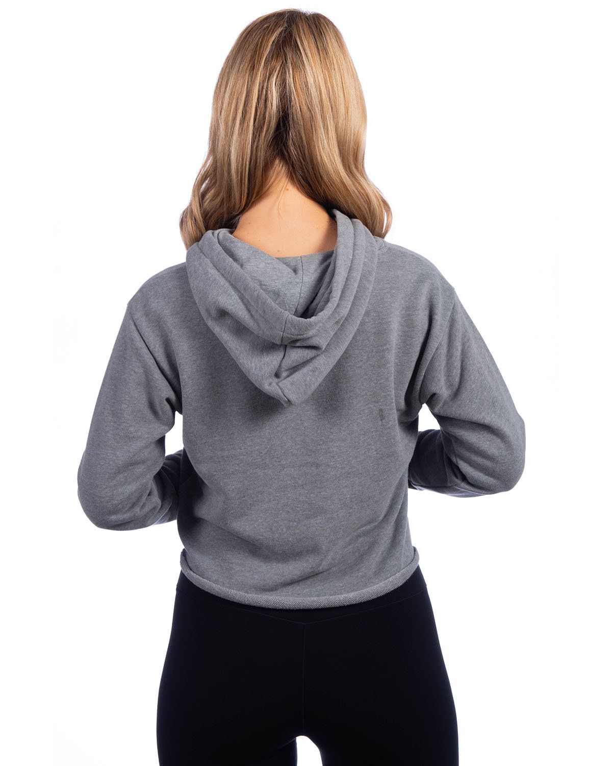 'Next Level 9384 Ladies' Cropped Pullover Hooded Sweatshirt'